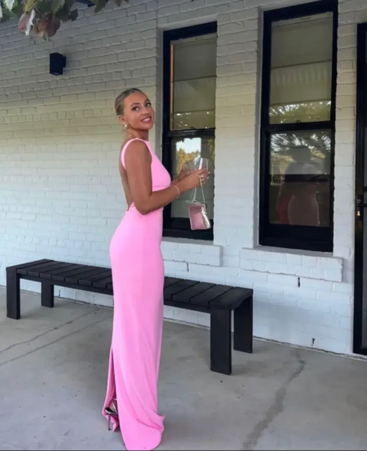 Effie Kats Verona Gown Pink Size 10 - Image 2