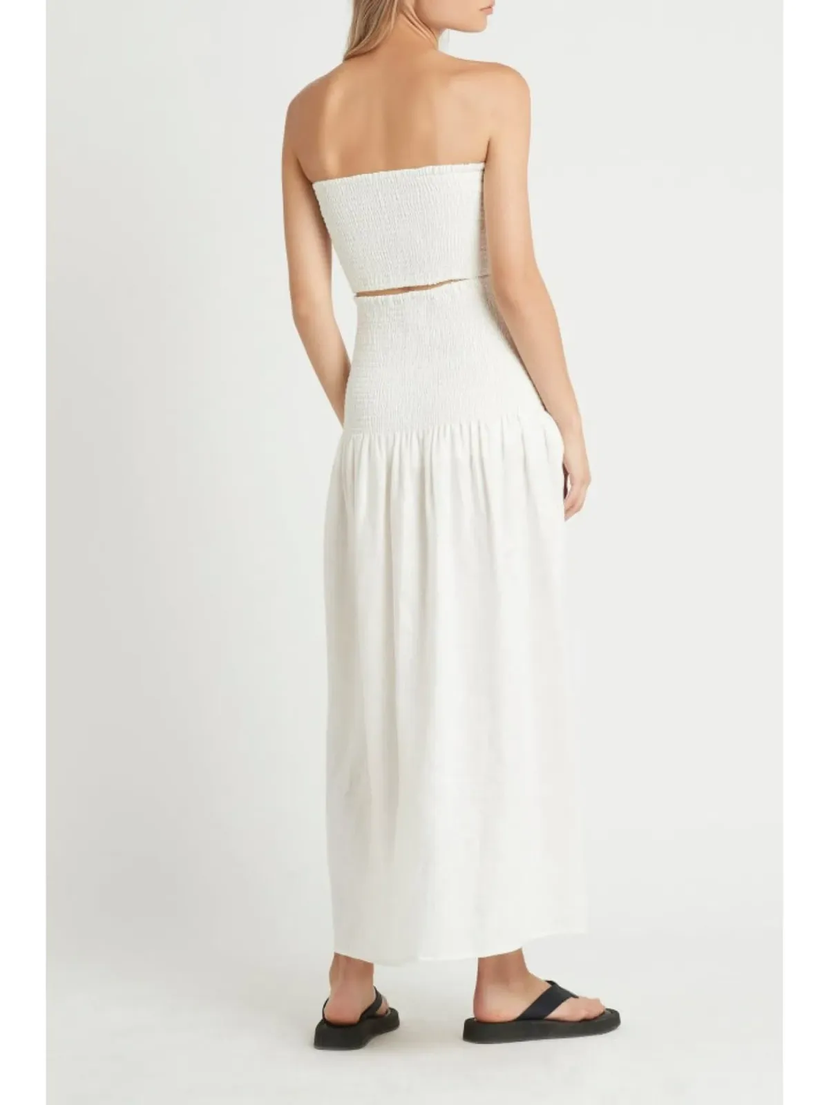 Sir The Label Madelyn Strapless Dress Ivory Size 3 / AU 12  - Image 3