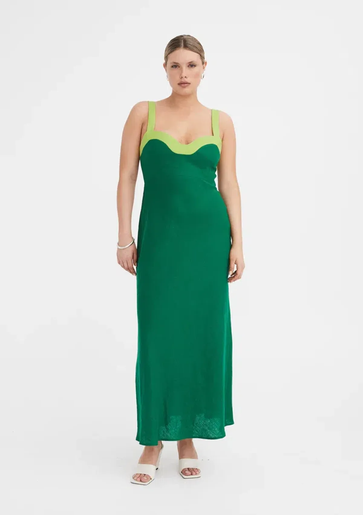 Jillian Boustred Regina Dress Green Size AU 14 - Image 1