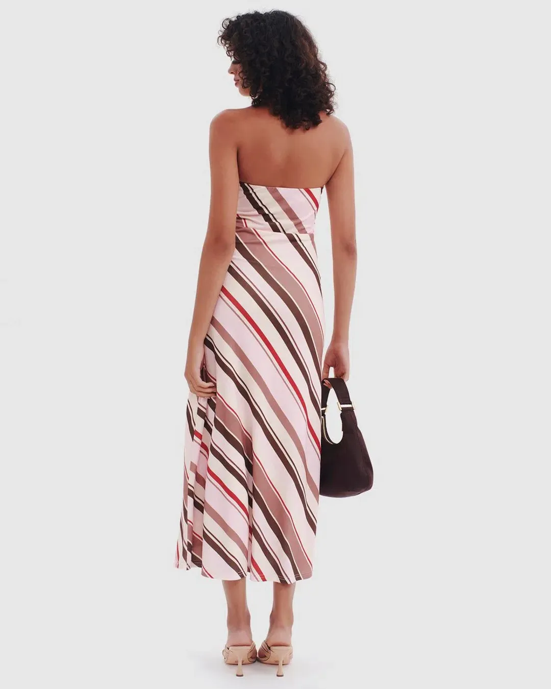 Ownley Deja Vu Strapless Dress Multi Size 8 for rent on The Volte - main image