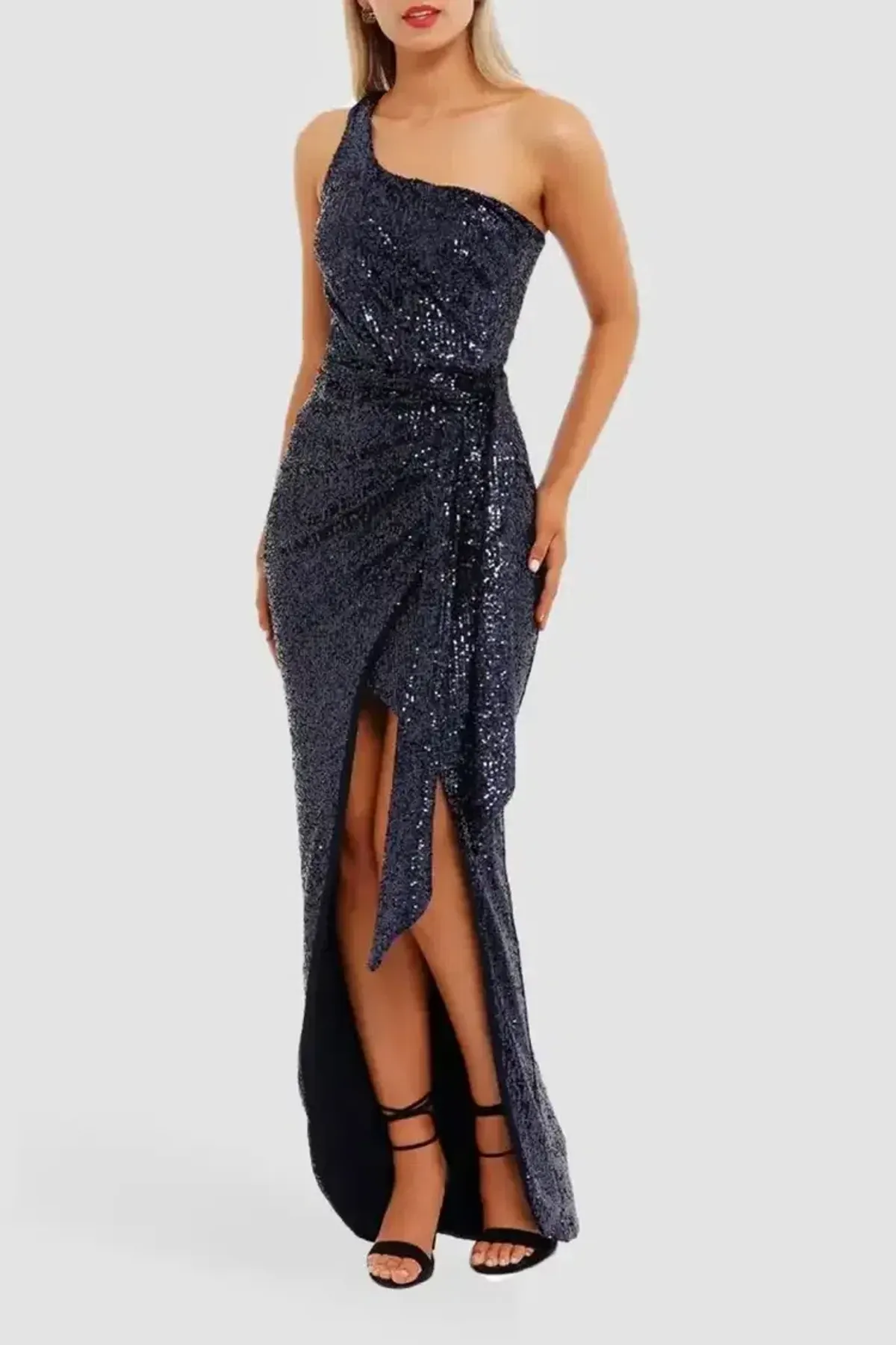 Nookie Palazzo Gown in Navy Size 10 - Image 4