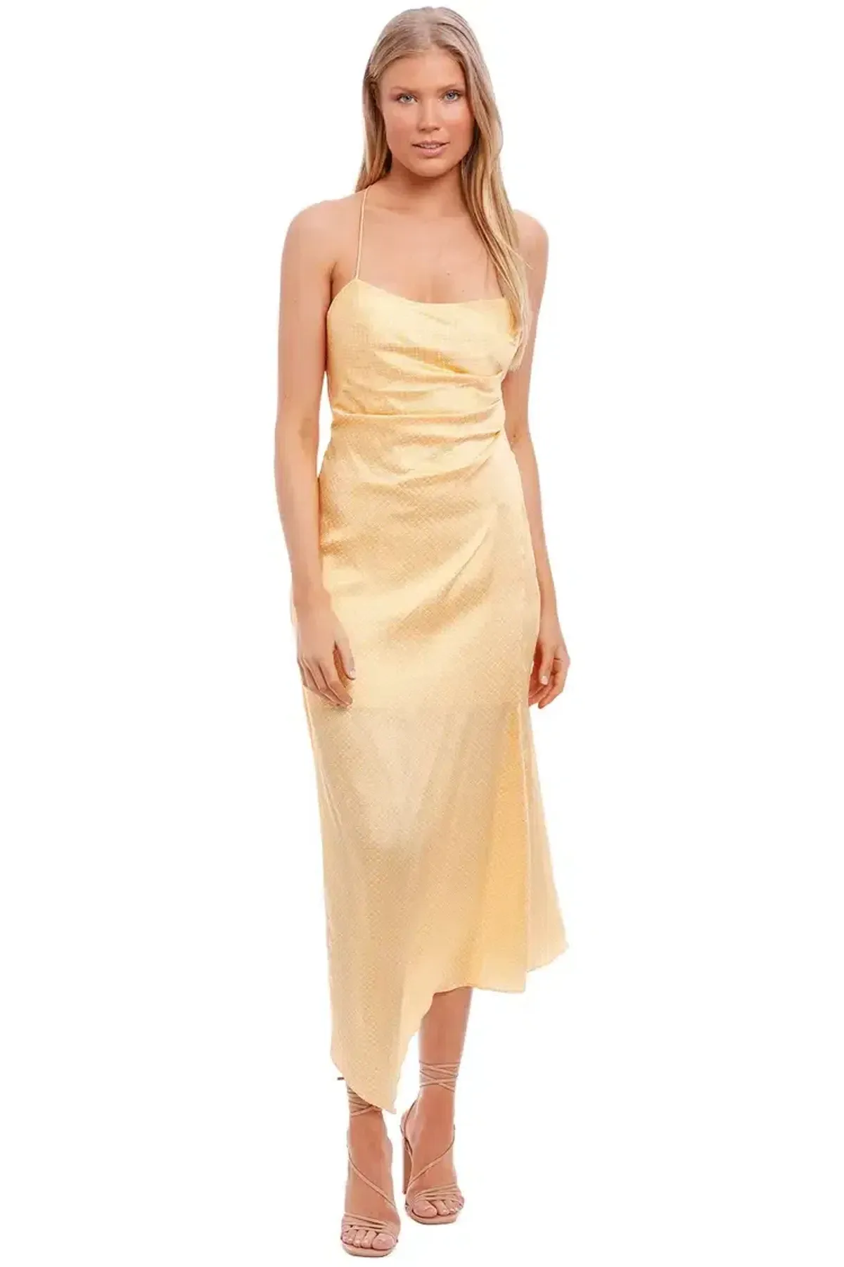 Significant Other One Another Dress in Yellow Size 10 - Image 1