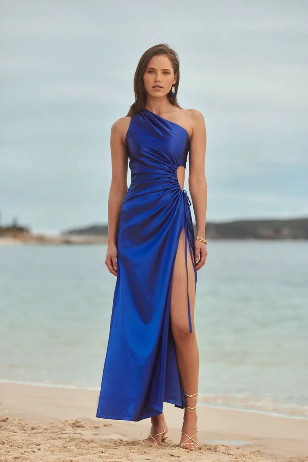 Sonya Moda Nour Moroccan Blue Dress Blue Size 6  - Image 1