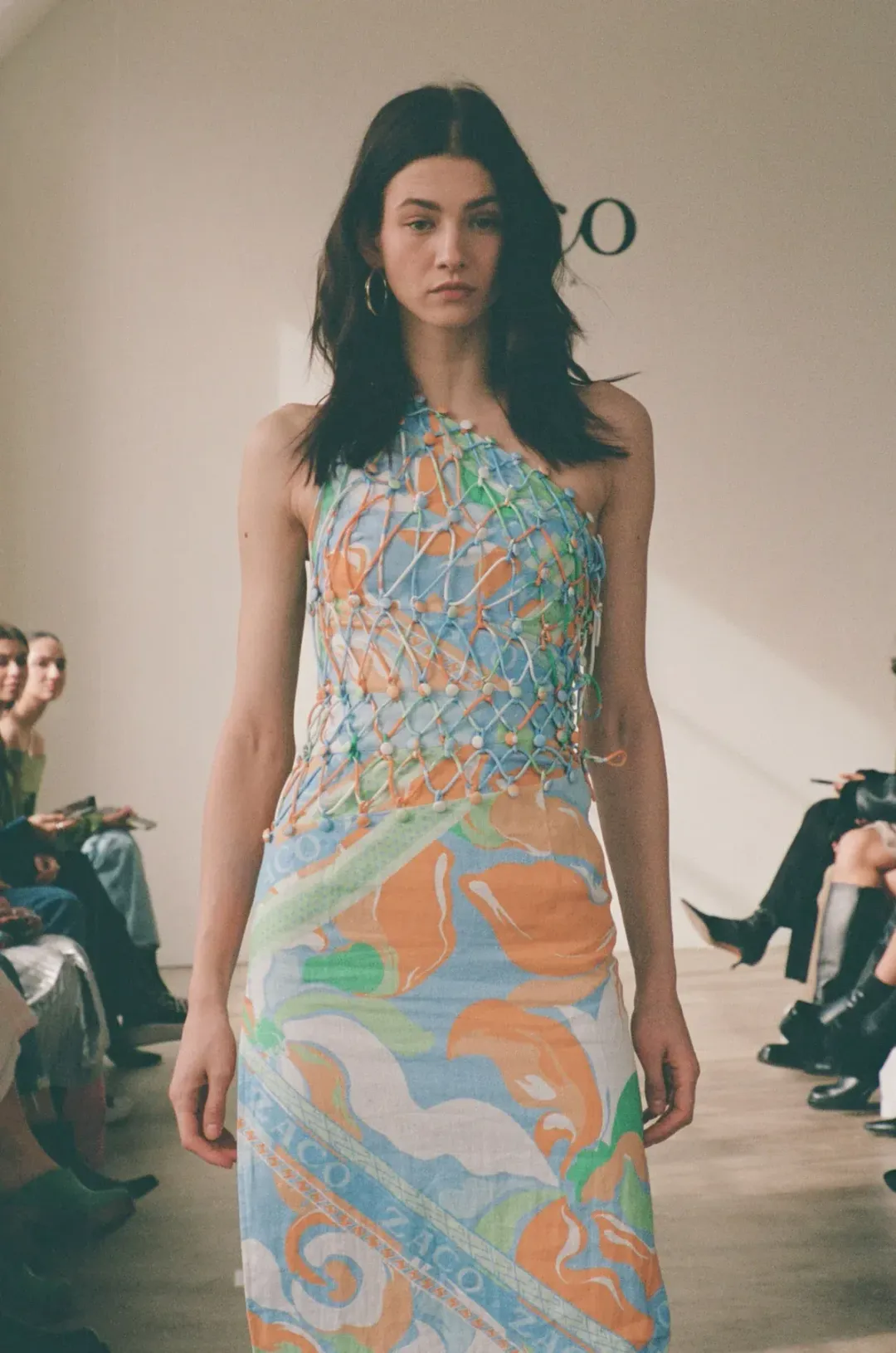 Zaco Pandora Midi Dress Calista Aliza Print Size S / AU 8 for rent on The Volte - main image