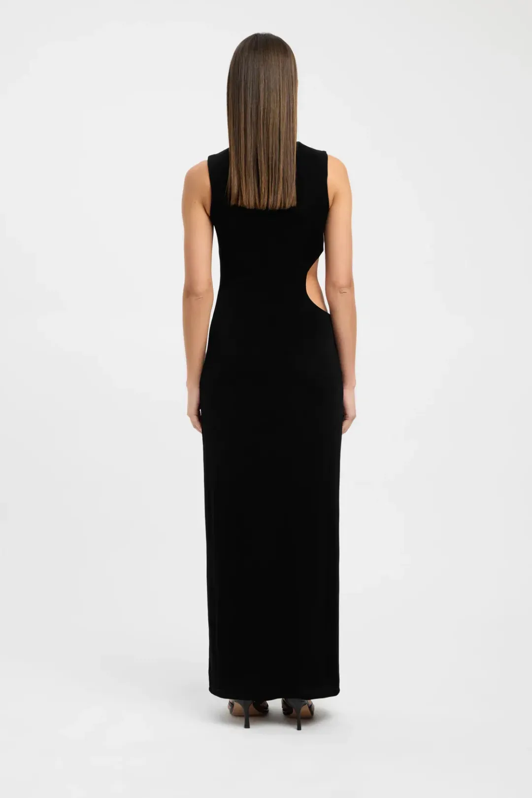 Kookai Margot Maxi Dress Black Size 8  for rent on The Volte - main image