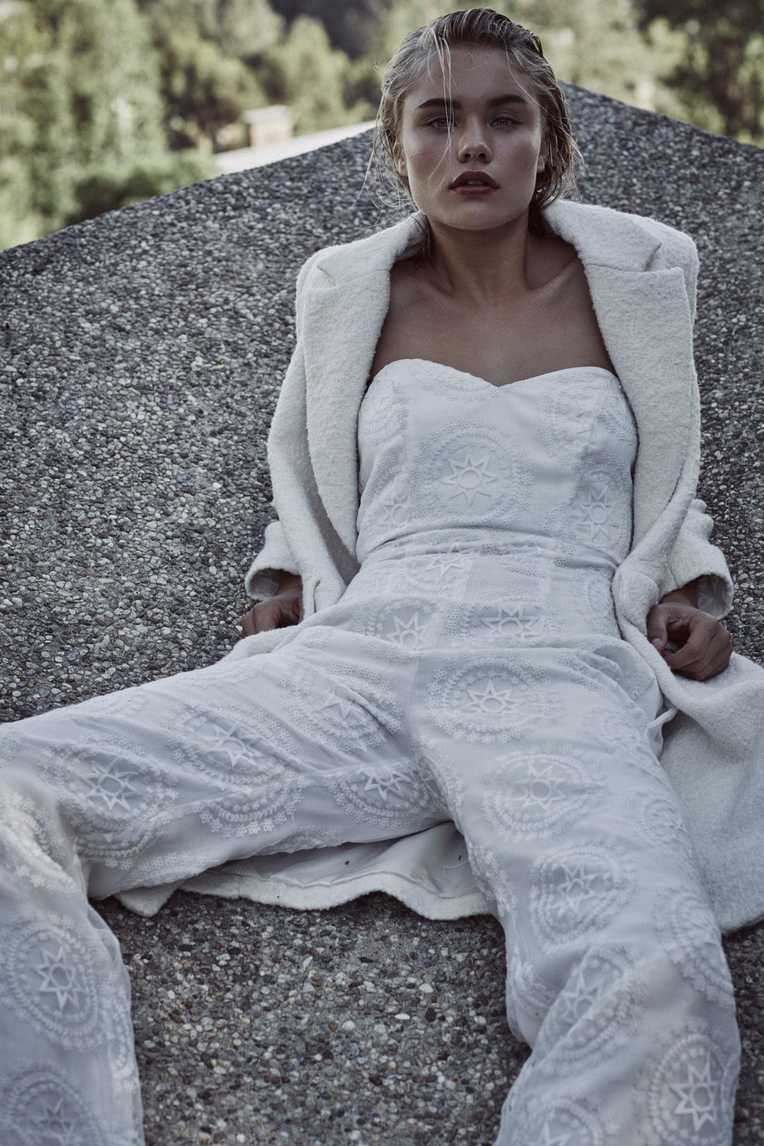 Stone Cold Fox Oak Jumper White One Size  for rent on The Volte - main image