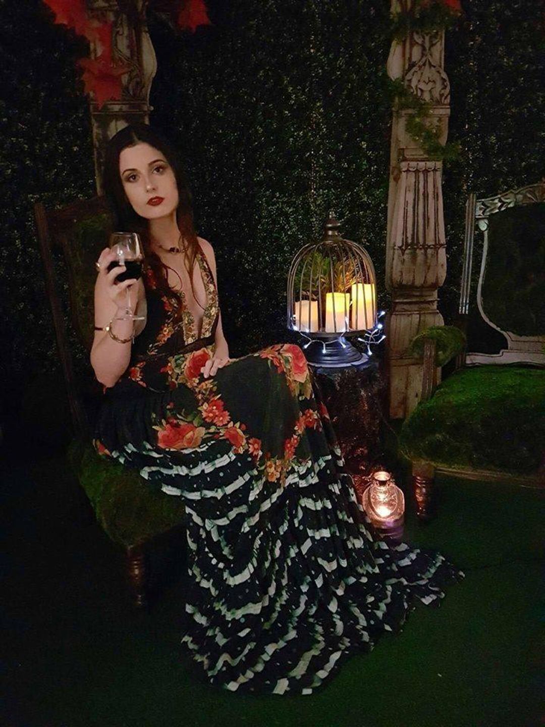 Camilla Lift the Veil Tiered Gathered V-Neck Dress Print Size 8 for rent on The Volte - main image