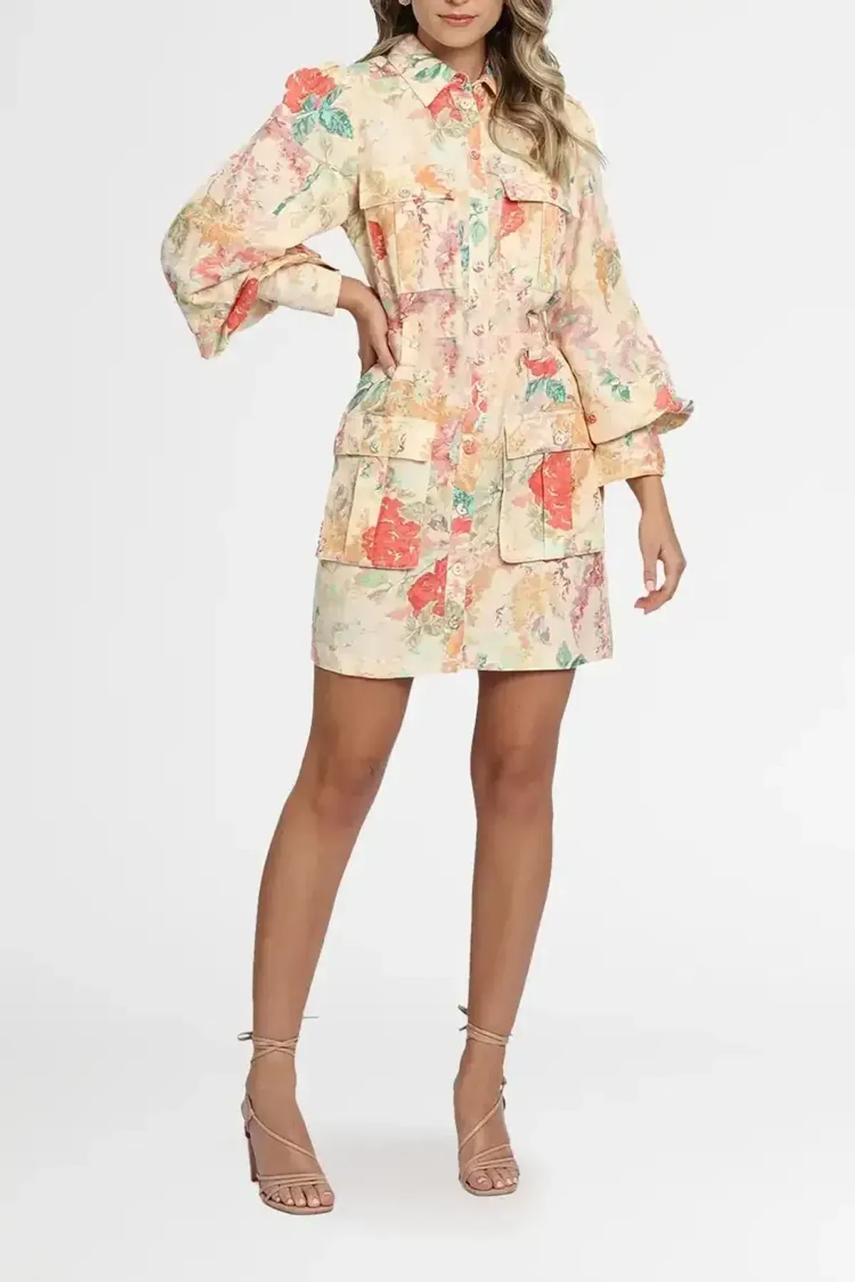 Significant Other Odessa Dress in Picnic Peonies Size 6 - Image 1