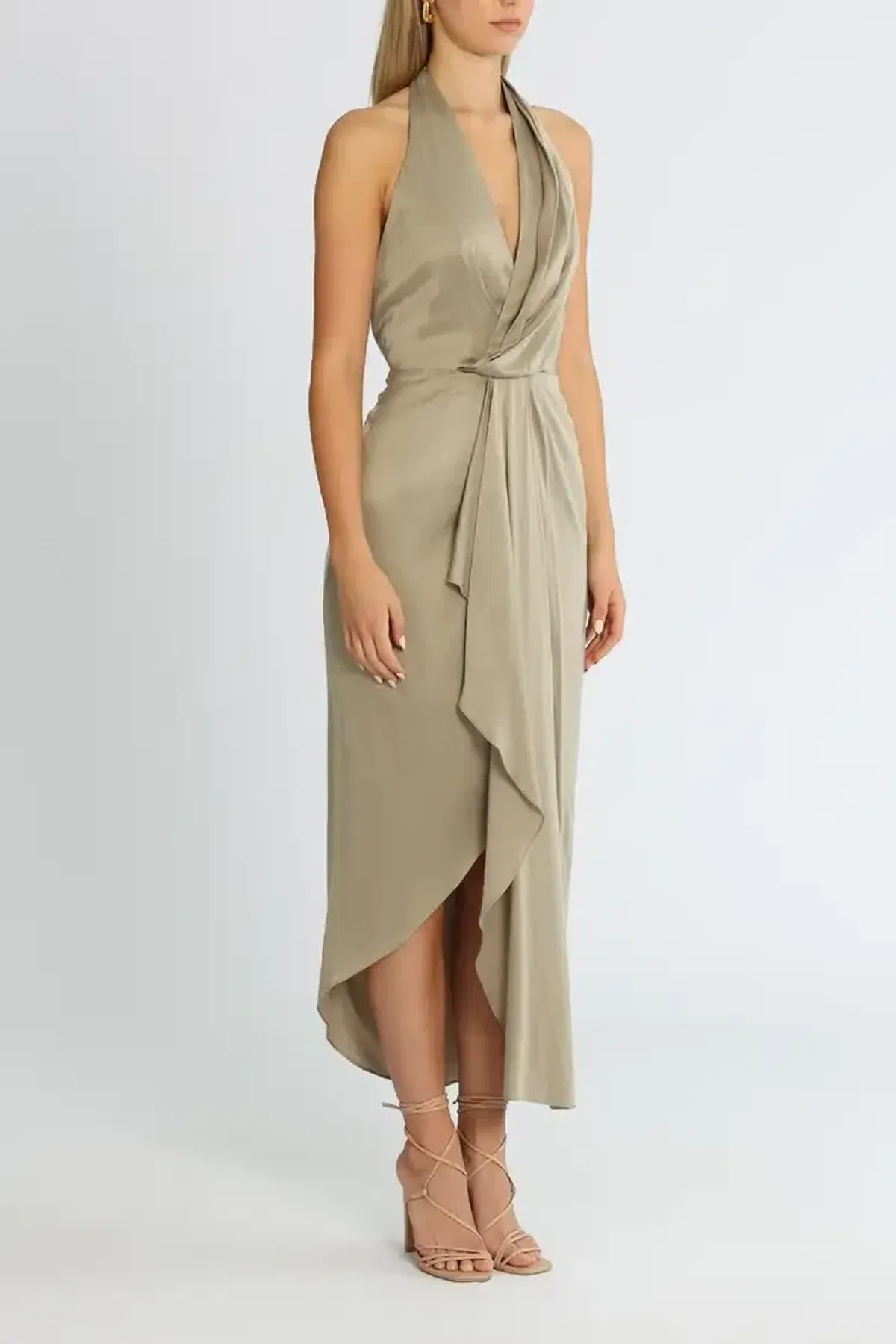 Significant Other Elaine Dress in Khaki Size 8 - Image 2