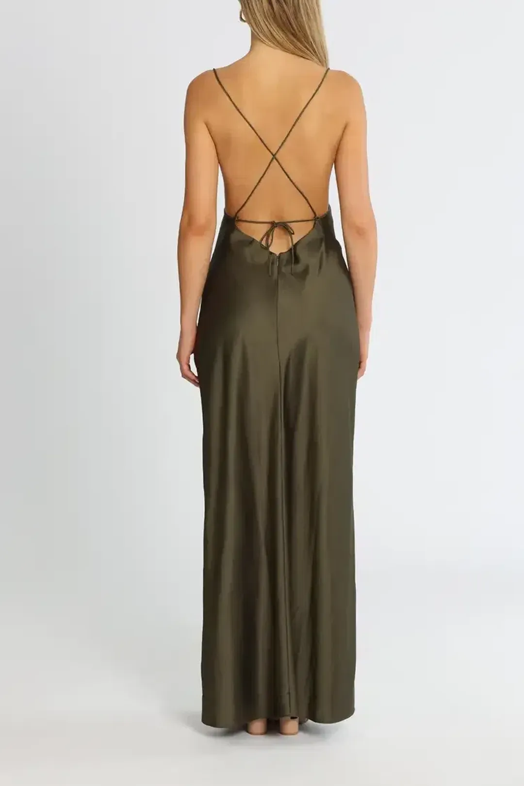 Significant Other Aila Dress in Olive Size 10 for rent on The Volte - main image