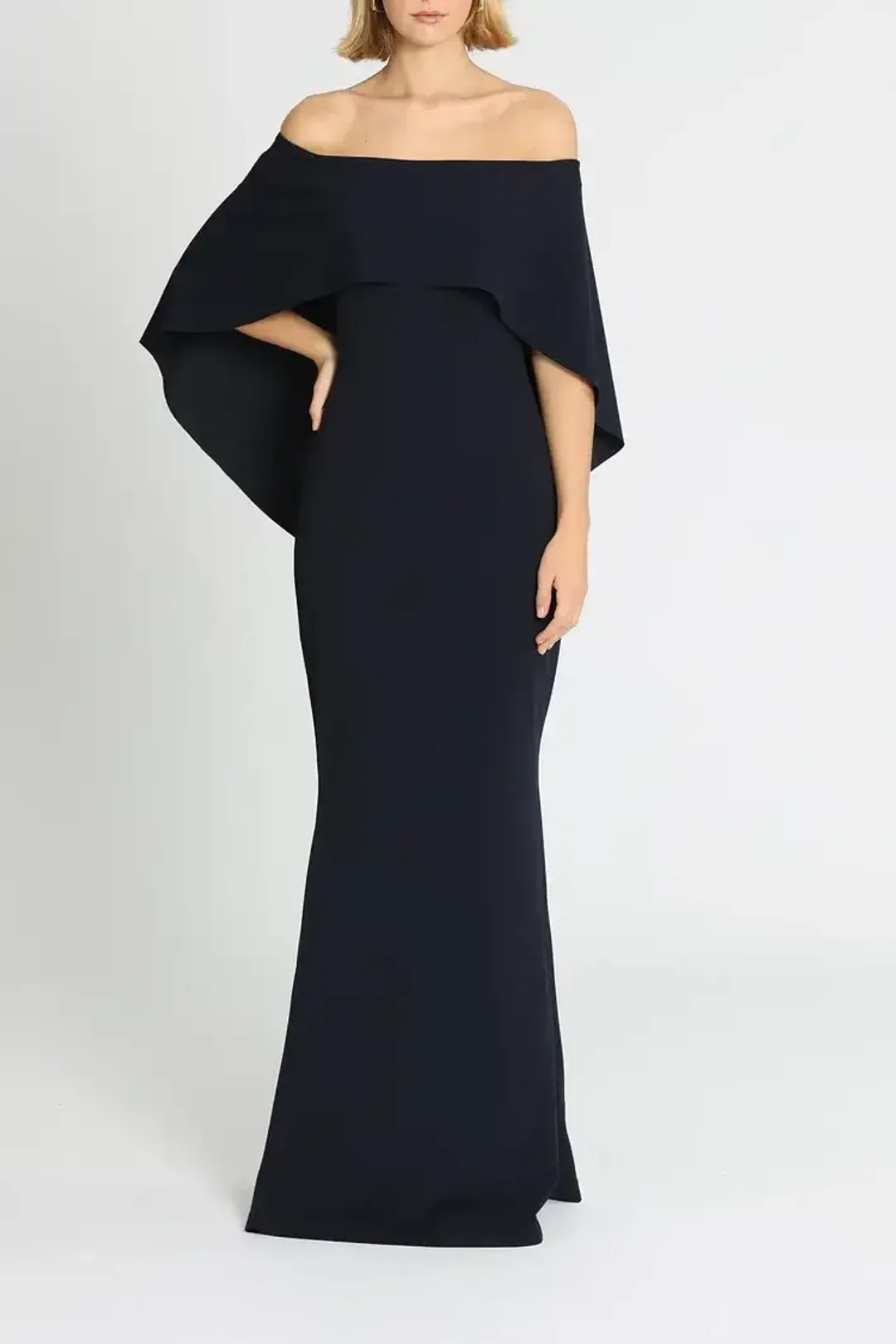 Pasduchas Composure Gown in Navy Size 12 for rent on The Volte - main image