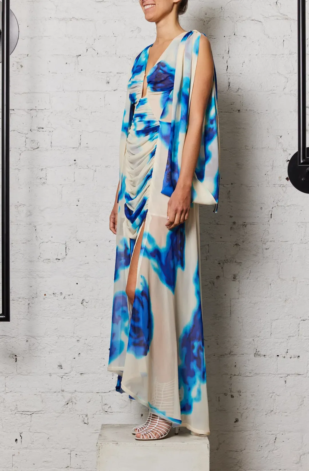 KitX Majestic Dreamer Dress w Cape Sleeves Print Size 8 for rent on The Volte - main image