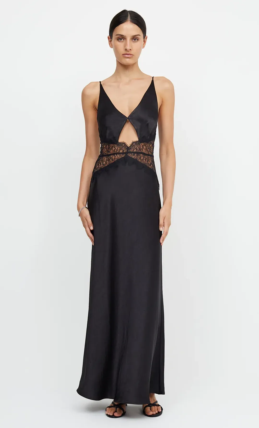 Bec & Bridge Camille Maxi Dress Black Size 6 for rent on The Volte - main image