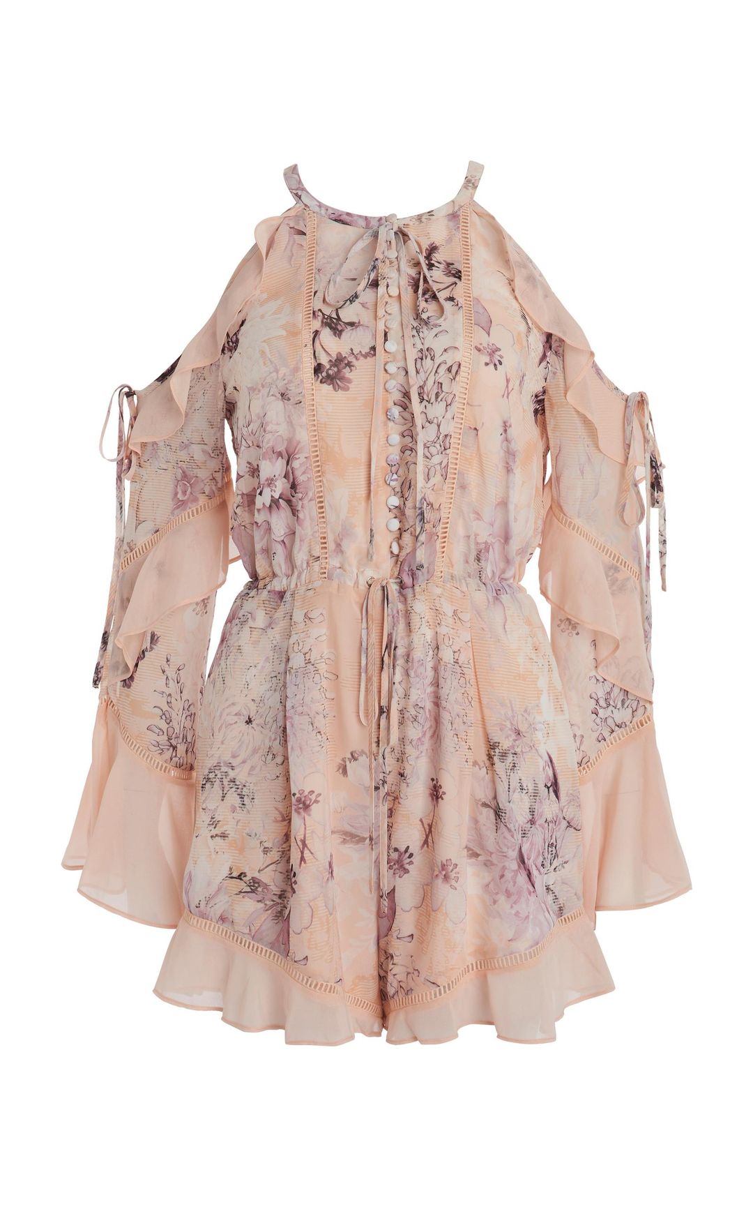 Paloma Cold Shoulder Romper size 10 for rent on The Volte - main image