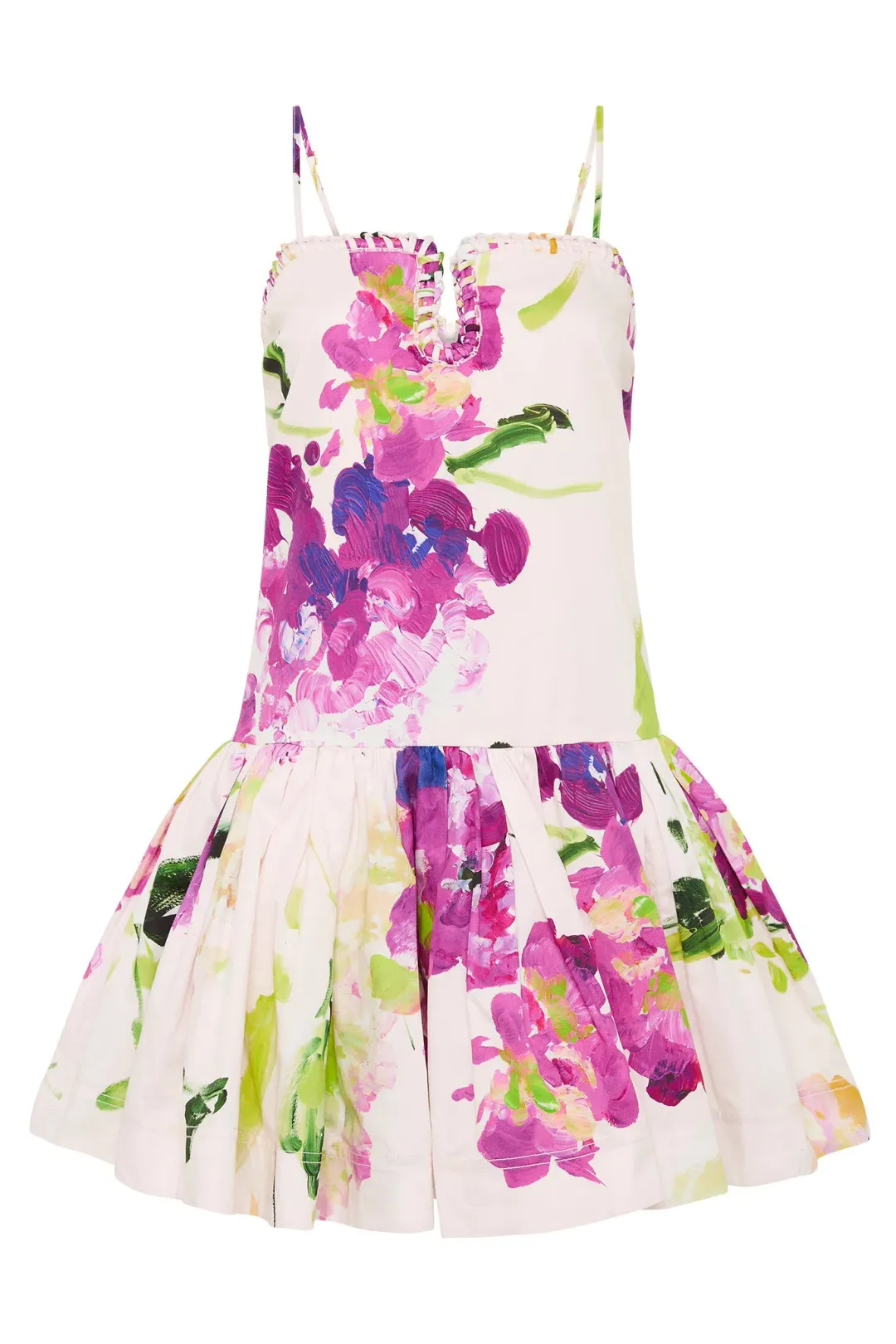 Aje Willow Sweetheart Mini Dress Wild Hydrangea Size AU 12 for rent on The Volte - main image