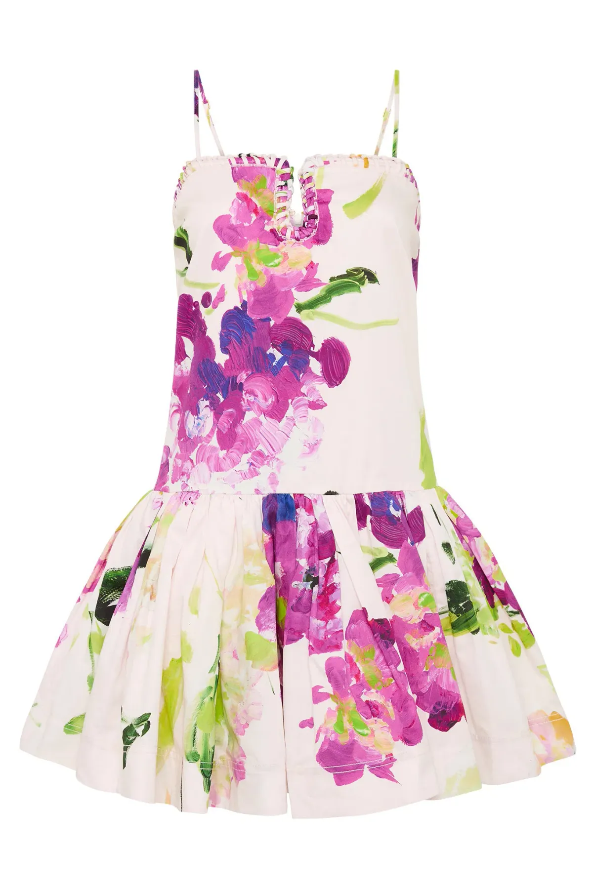 Aje Willow Sweetheart Mini Dress Wild Hydrangea Size AU 12 - Image 4