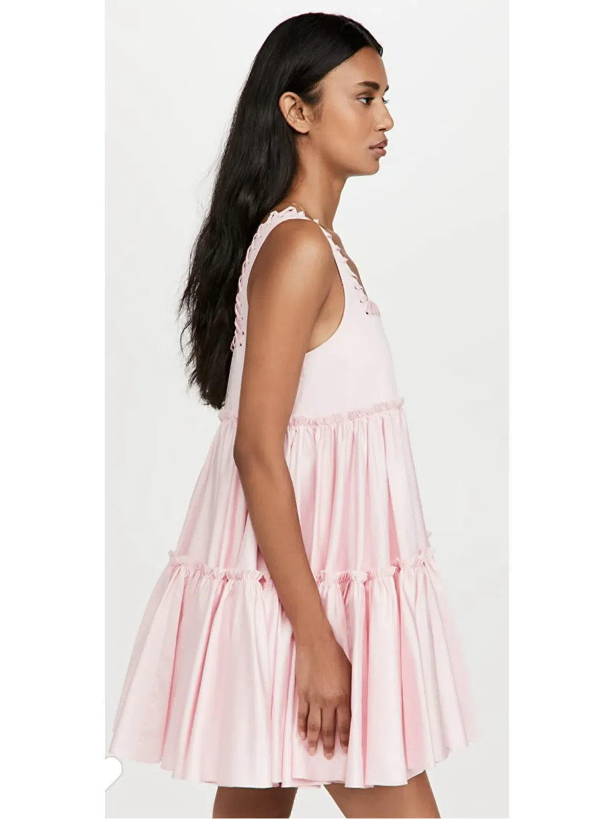 Aje Hushed Mini Dress Pink Size AU 12 - Image 3