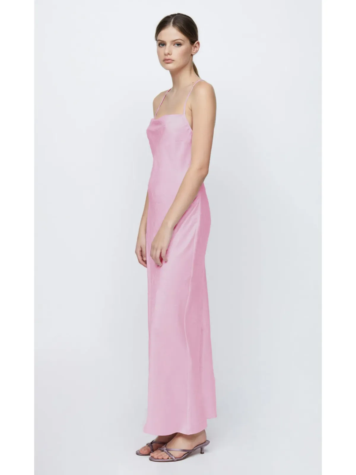 Bec & Bridge Carolina Maxi Dress Quartz Pink Size AU 10 - Image 2