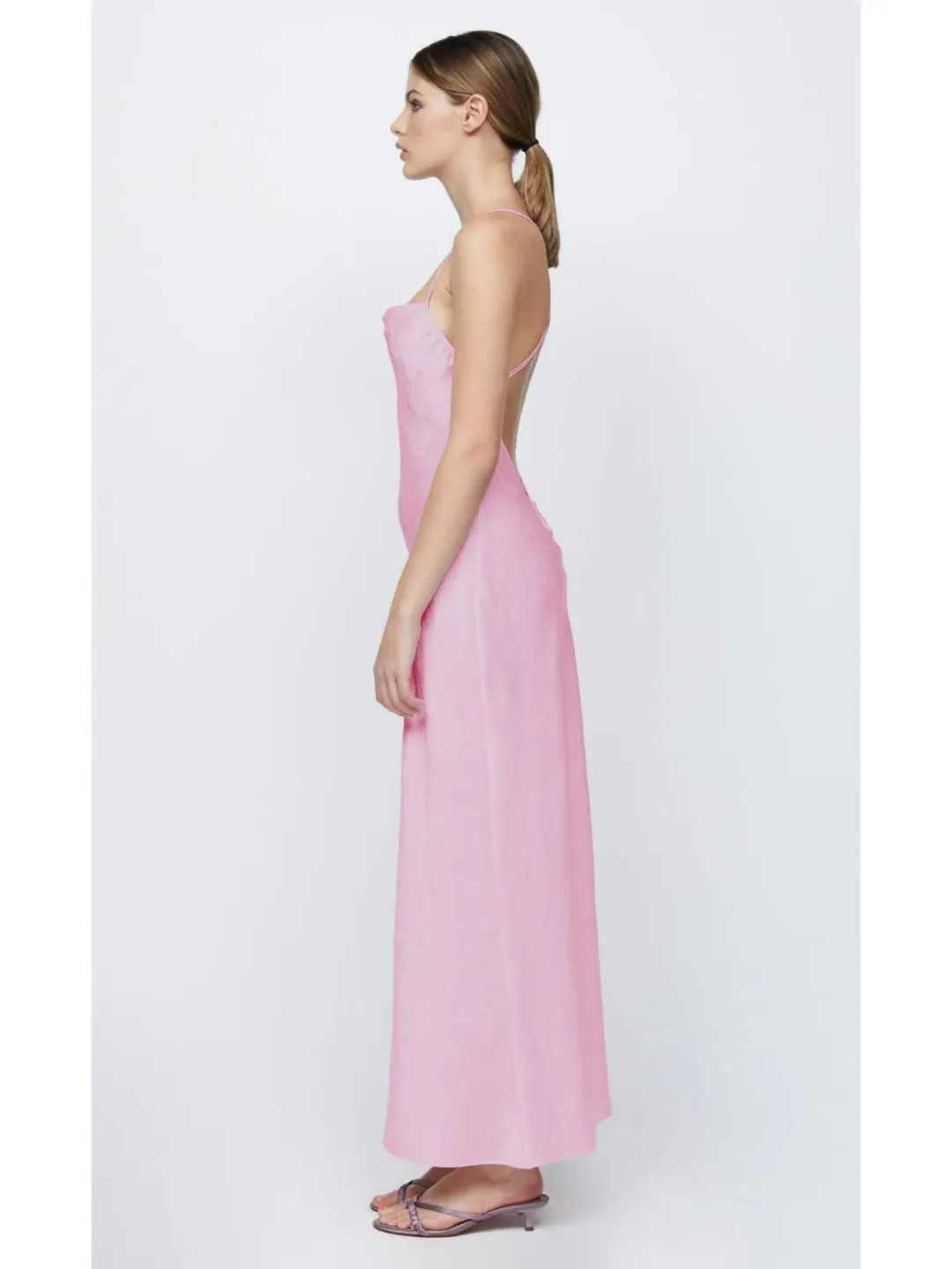 Bec & Bridge Carolina Maxi Dress Quartz Pink Size AU 10 for rent on The Volte - main image