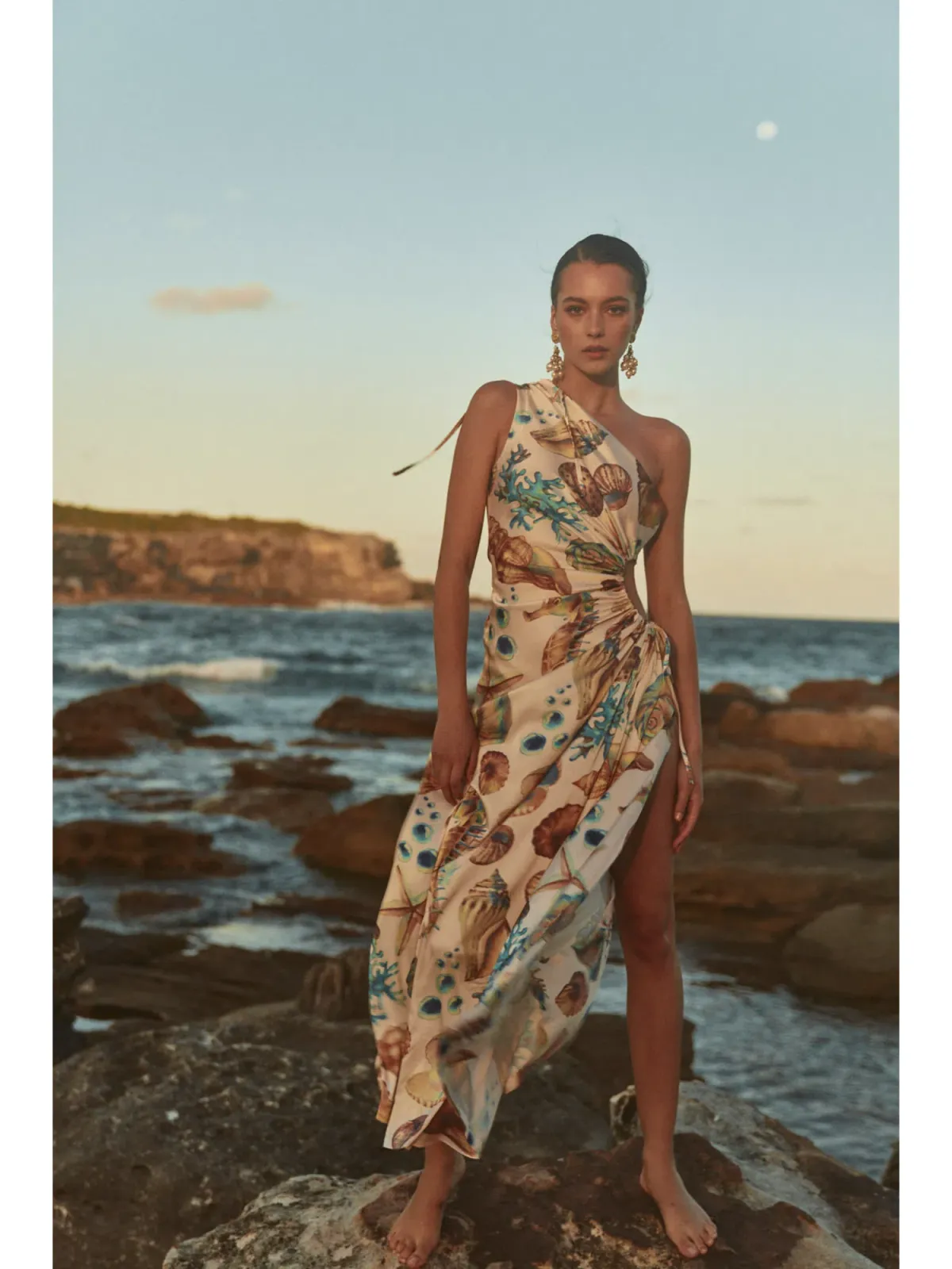 Sonya Moda Nour Seashell Dress Print Size 12 - Image 2