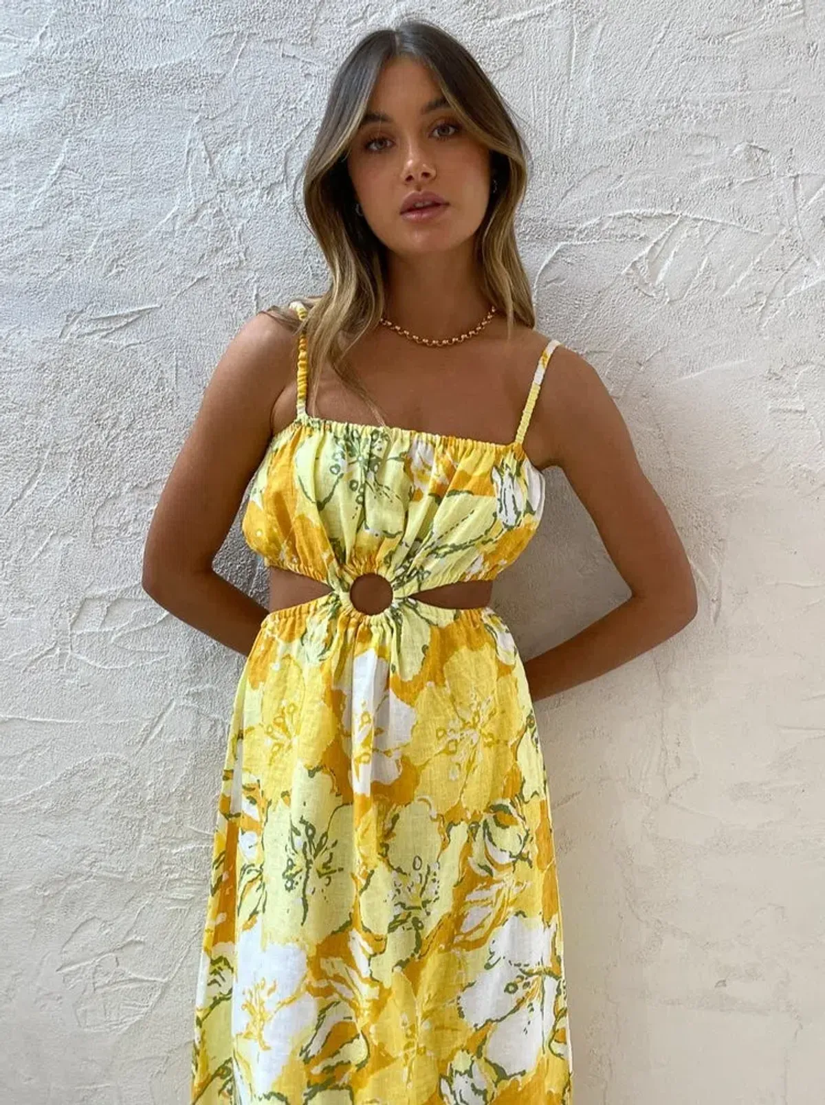 Faithfull the Brand El Rio Maxi Dress Loretta Floral Print Size 8 - Image 3