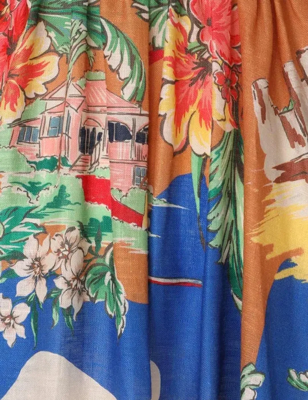 Zimmermann Alight Picnic Dress Nautical Map Size 3 / AU 14 for rent on The Volte - main image