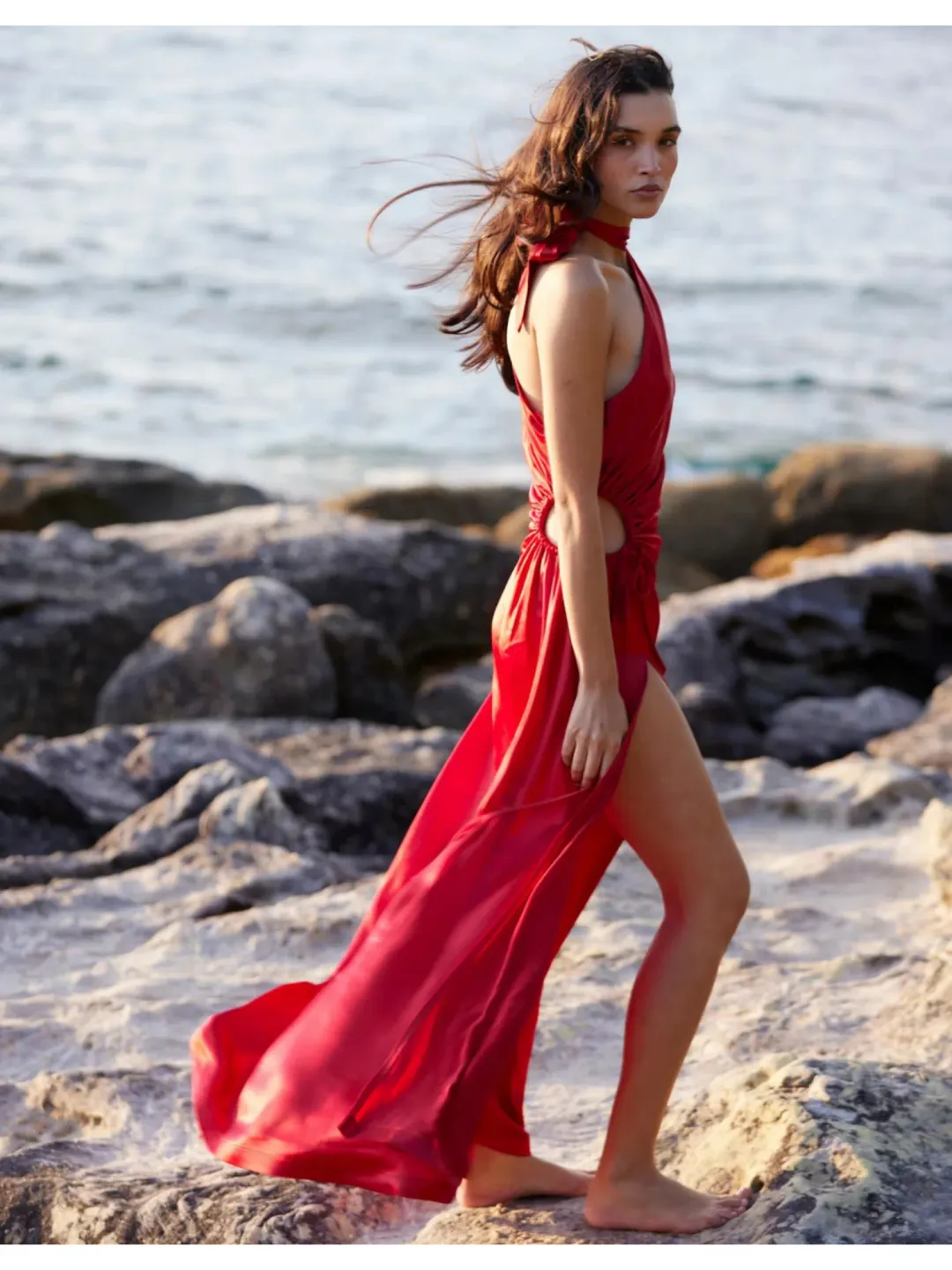 Sonya Moda Alia Maxi Dress Red Size AU 8 for rent on The Volte - main image