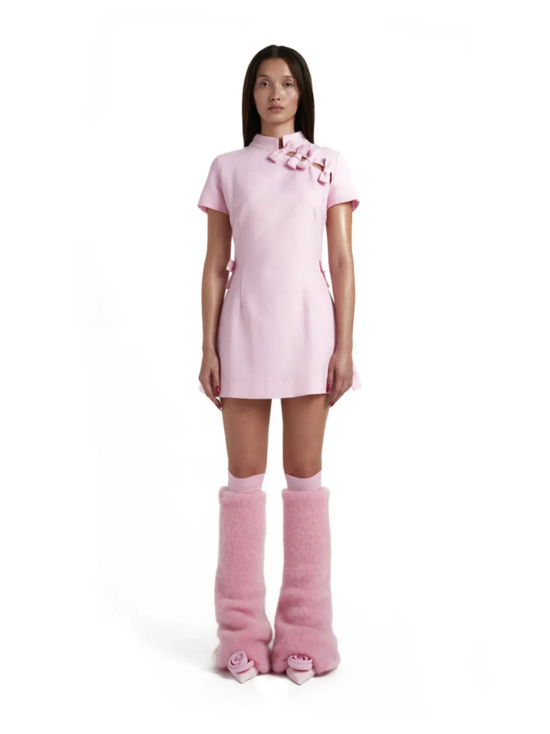 Mirae Paris Kira Mini Dress Candy Size AU 6 for rent on The Volte - main image