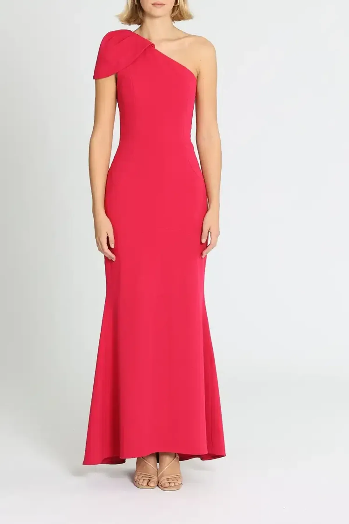 Rebecca Vallance Poppy Gown in Red Size 8 - Image 2