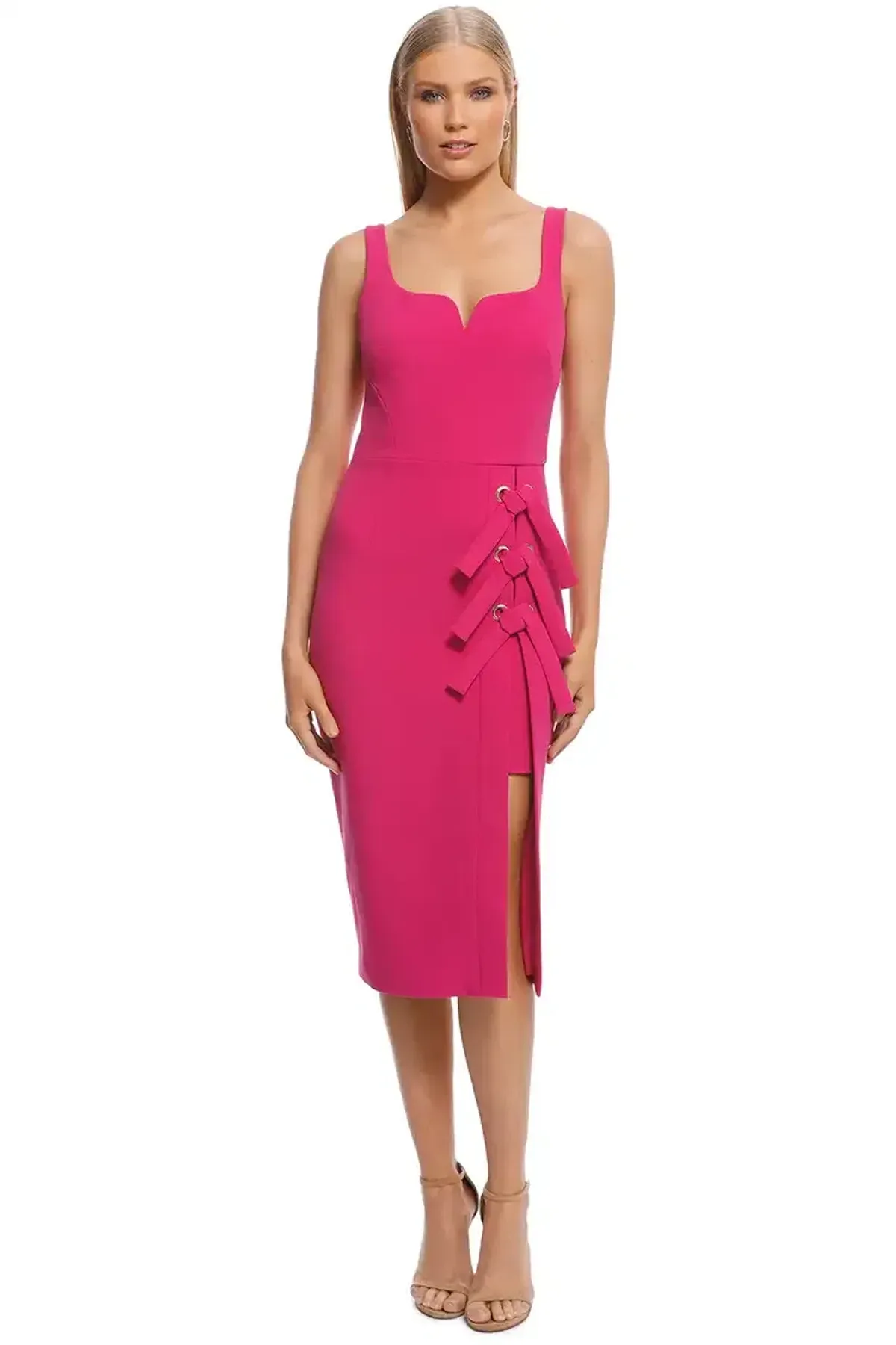 Rebecca Vallance Delilah Dress in Pink Size 12 - Image 1