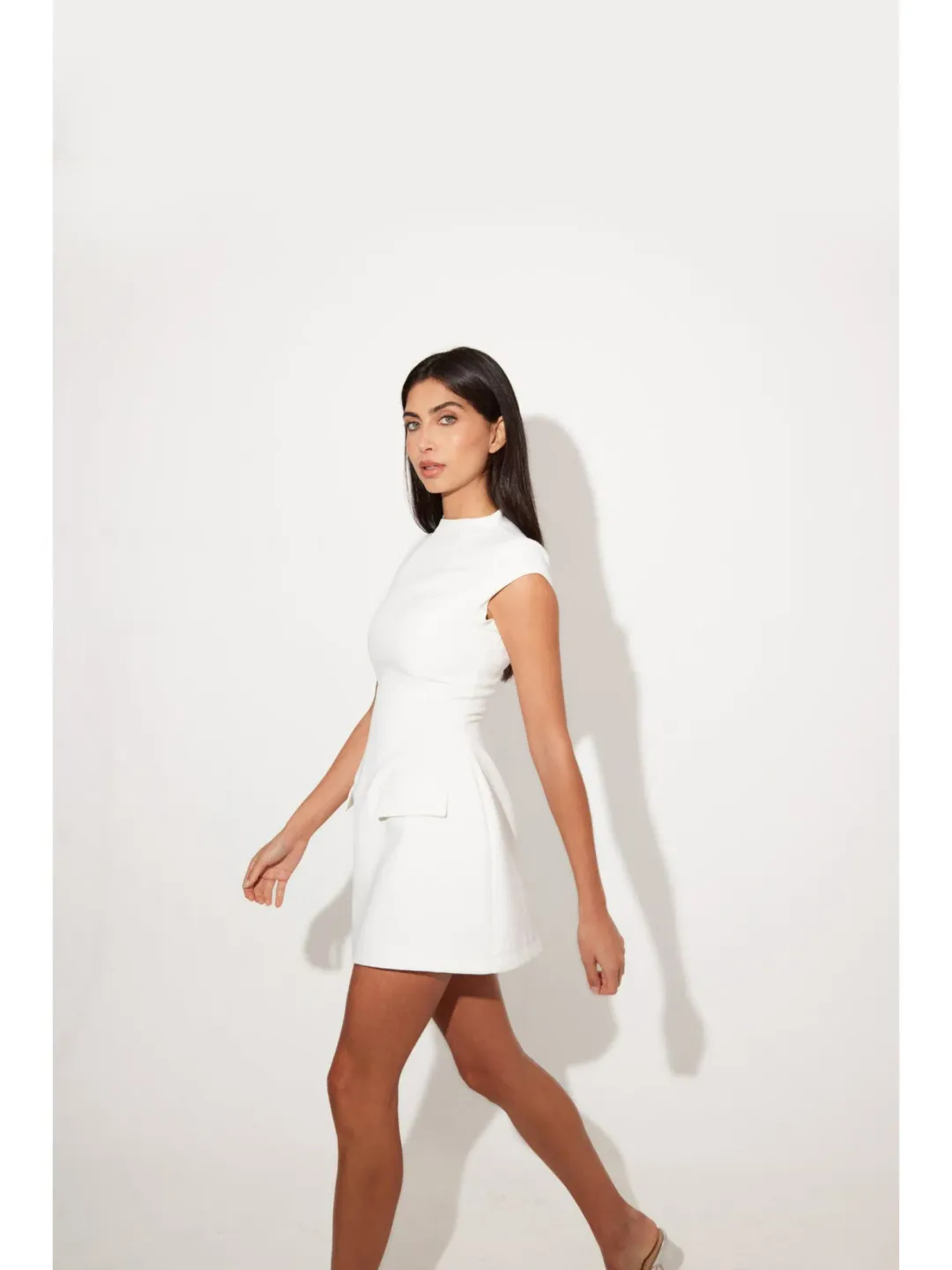 Odd Muse Ultimate Muse Cap Sleeve Dress White Size AU 6 for rent on The Volte - main image
