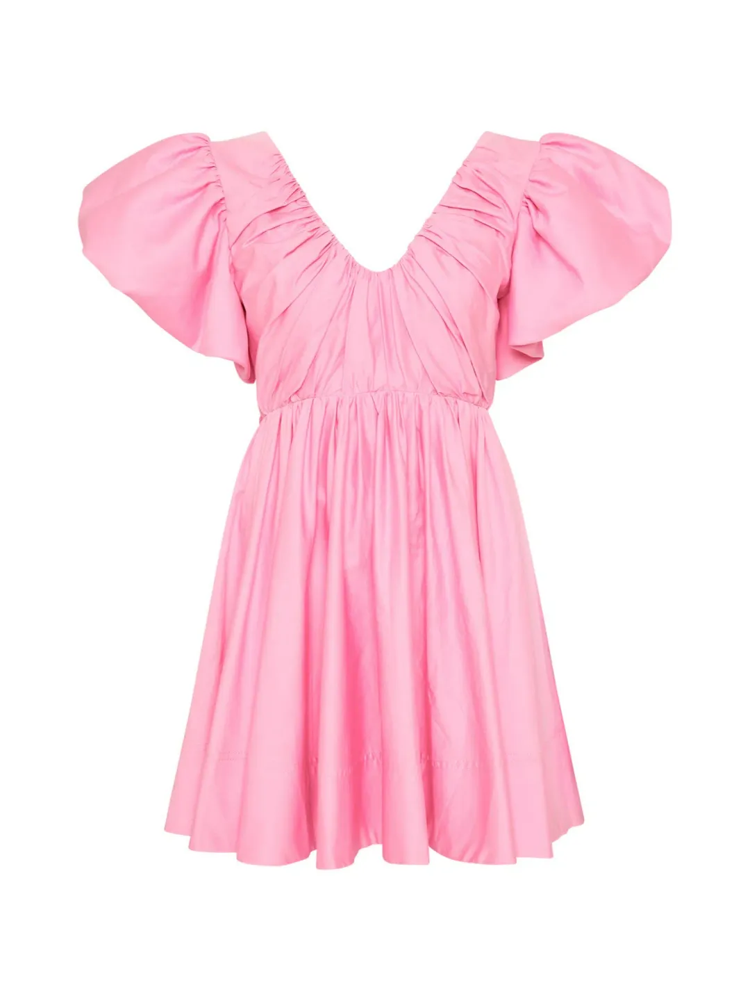 Aje Greta Bow Back Mini Dress Ballet Pink Size AU 10  for rent on The Volte - main image
