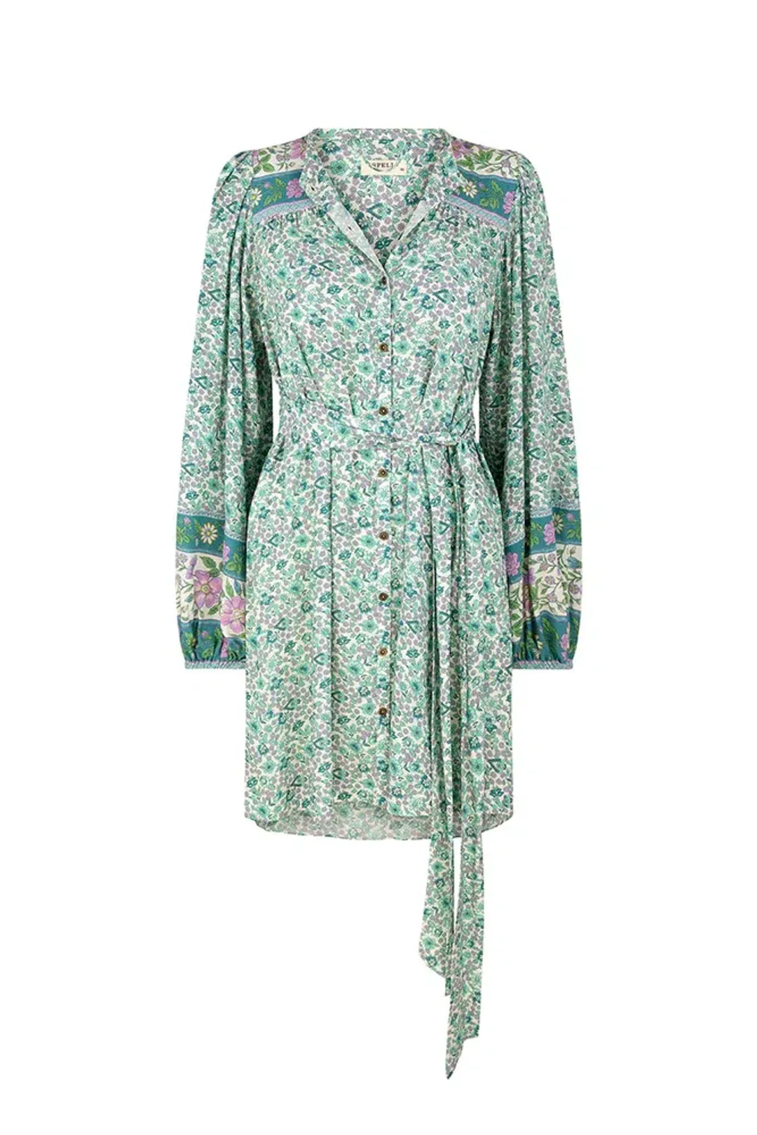 Spell Sienna Tunic Dress Green Size XL/AU 14 for rent on The Volte - main image