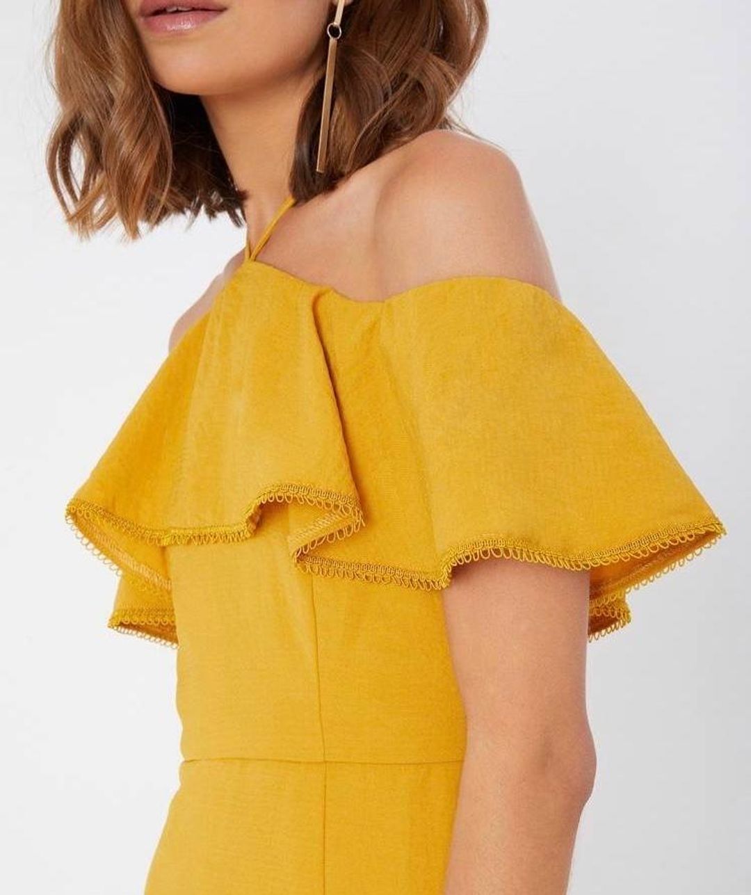 Calli Alana Halter Neck Mini Dress for rent on The Volte - main image