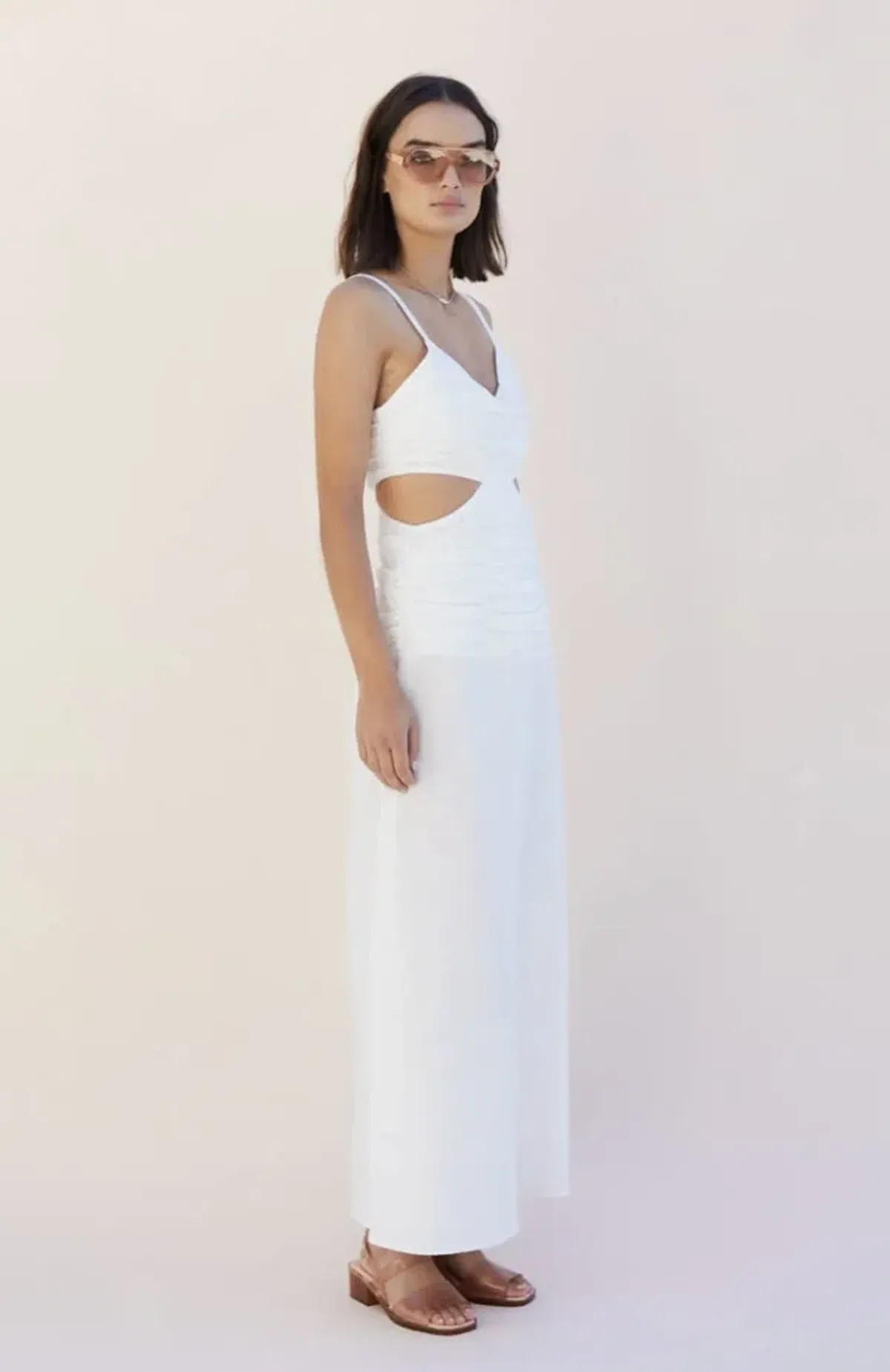Suboo Aster Cutout Maxi Dress in White Size XS / AU 6 - Image 2