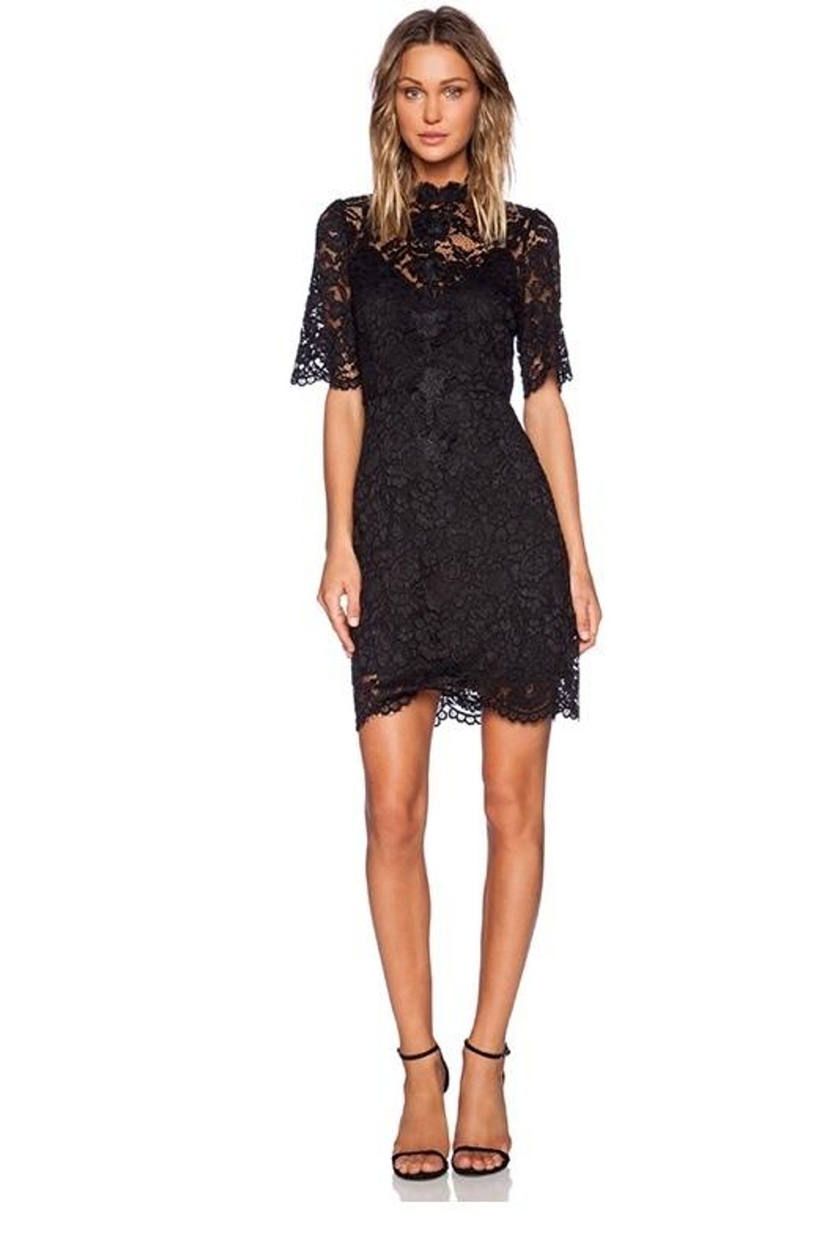 Elliatt Range Black Lace Dress - Image 4