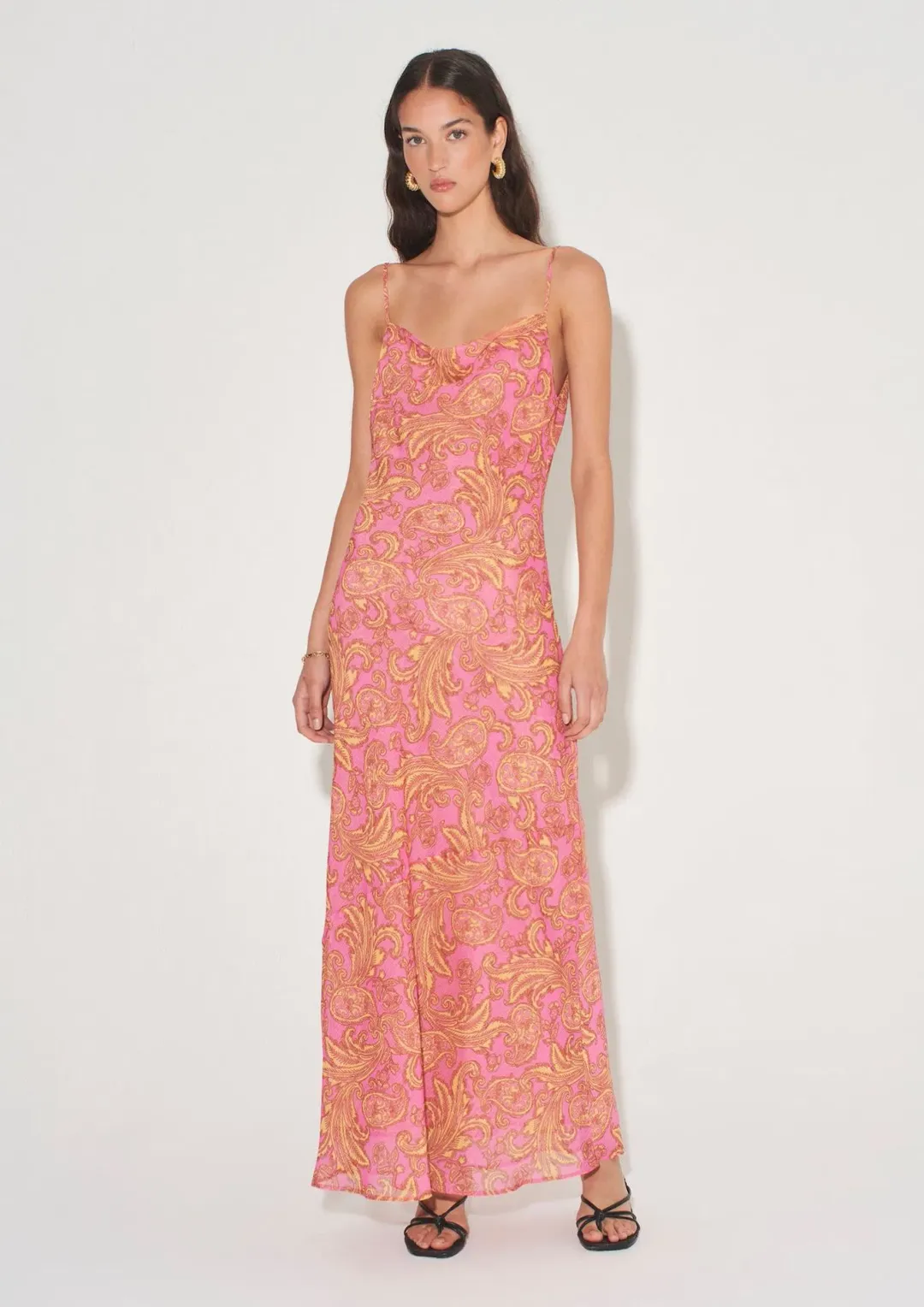 Hansen & Gretel Florencia Maxi Dress Pink Spice Size XS / AU 6 for rent on The Volte - main image