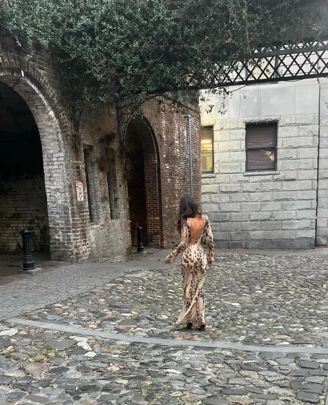 Retrofete Vienna Maxi Dress Vintage Cheetah Size 8 for rent on The Volte - main image