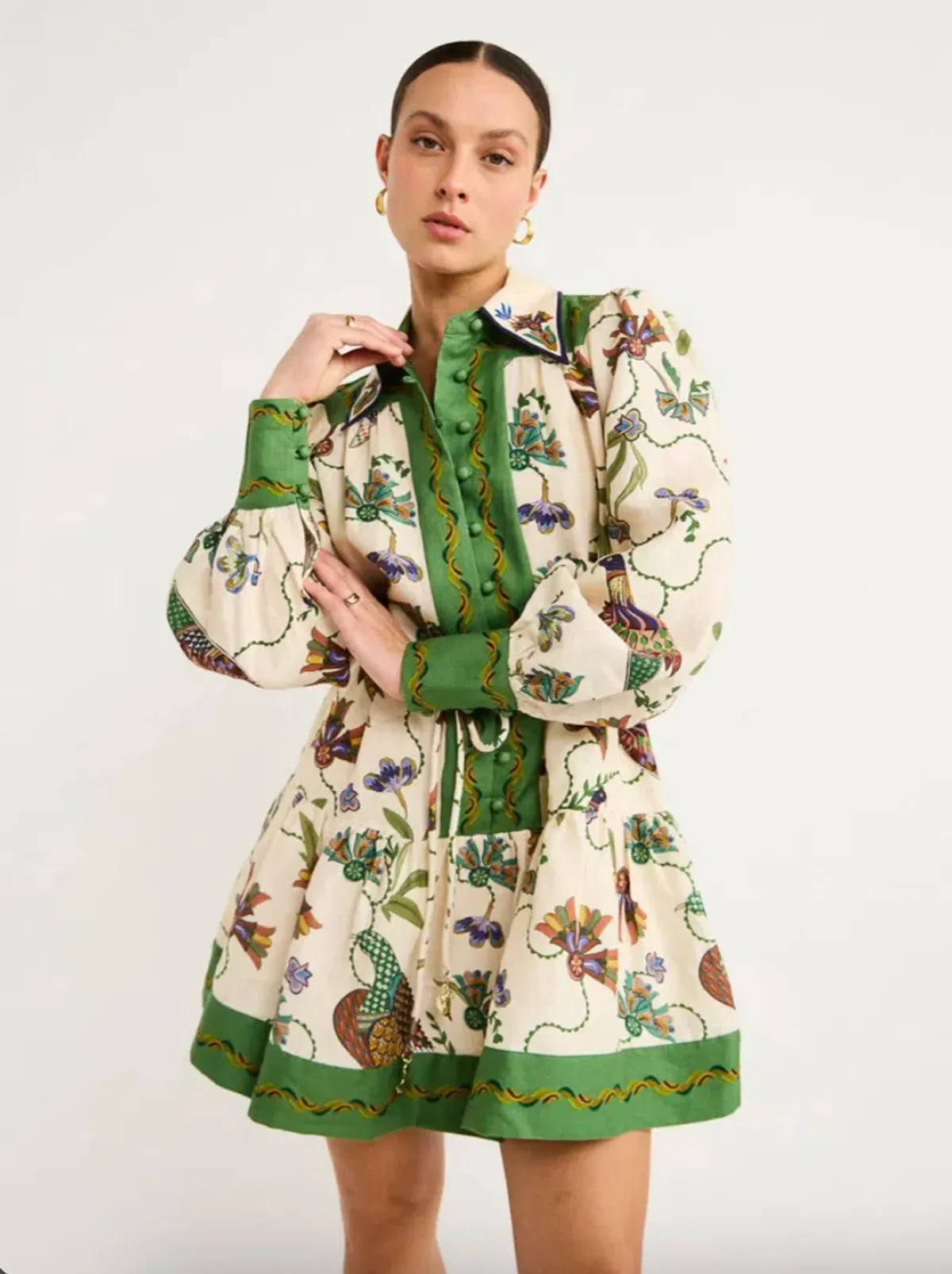 Alemais Birdie Mini Dress In Multi Size 6 - Image 2