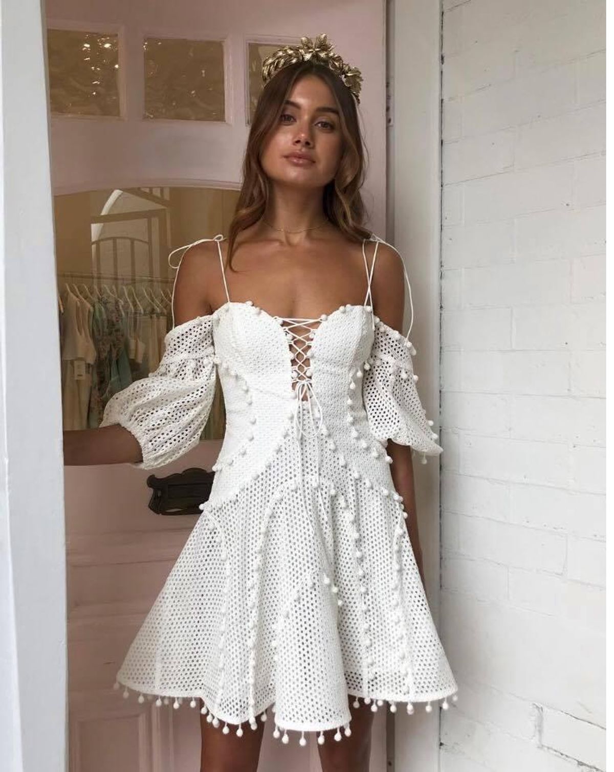 Thurley Dreamer dress in Ivory - Image 1