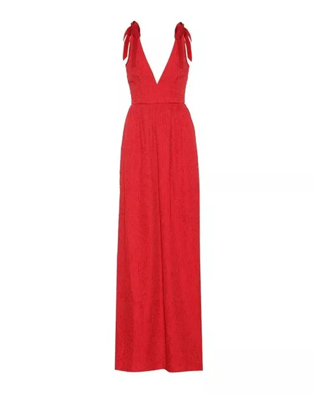 Rebecca Vallance Harlow Tie Gown in Red Size AU 8 - Image 3