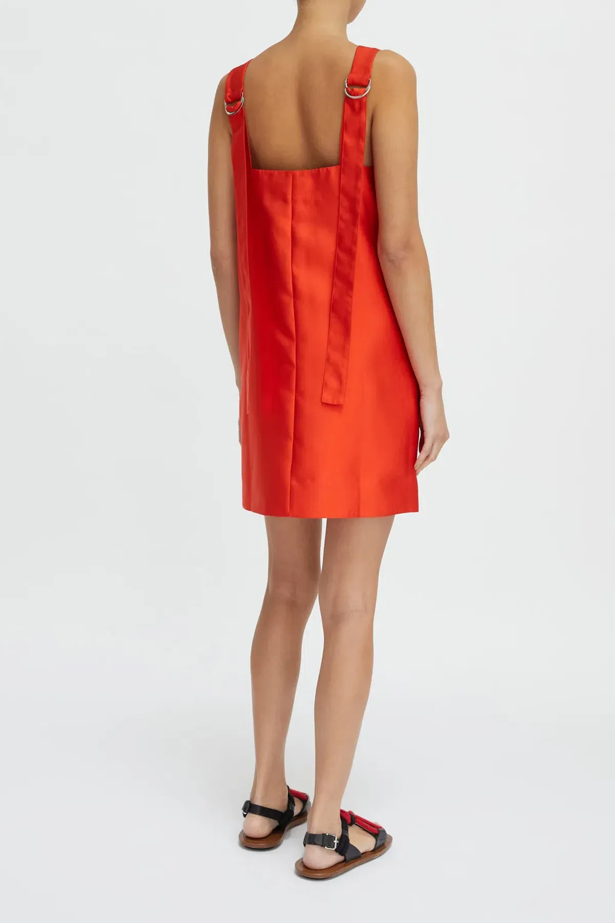 Lee Mathews Penny Mini Dress Crimson Size 12 - Image 2