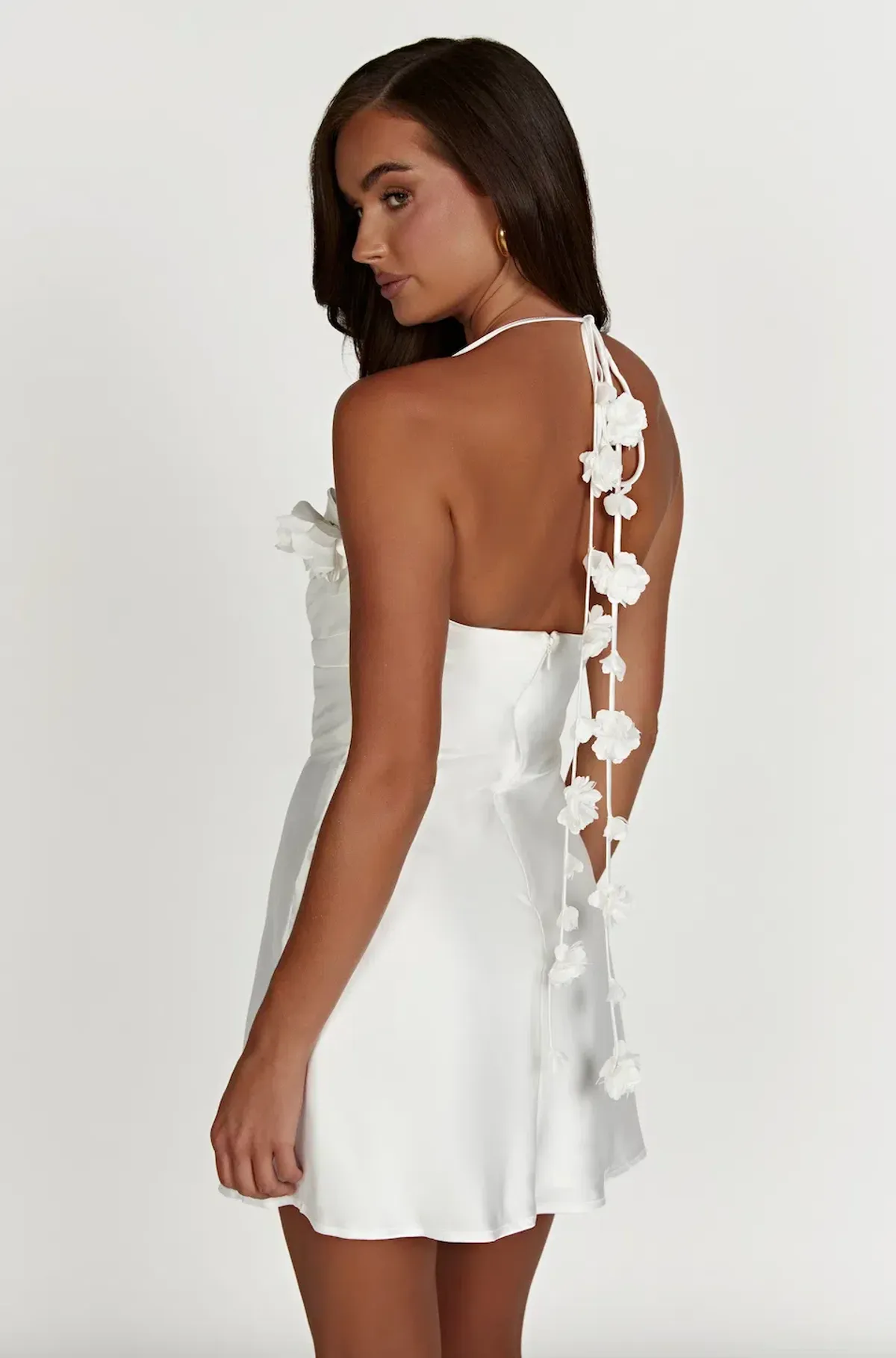 Meshki Otillie Mini Dress White Size 10 - Image 2