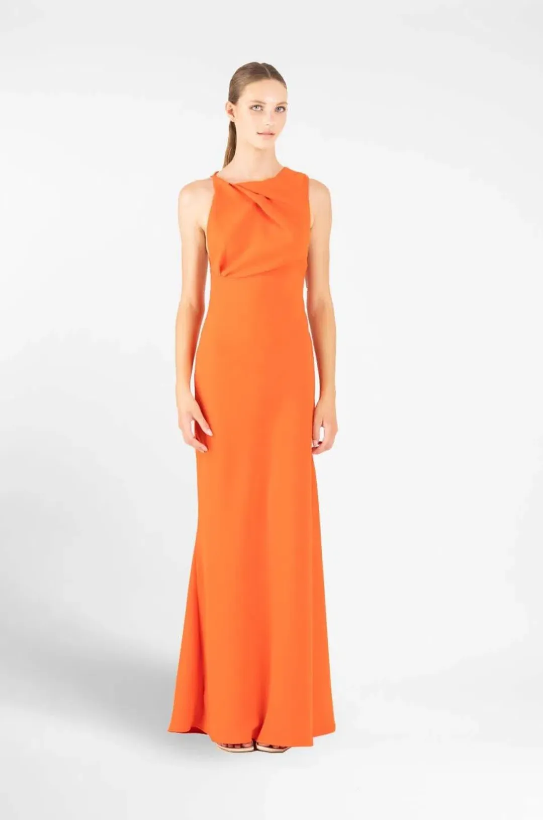 One Fell Swoop Dakota Gown in Chilli Size 8 for rent on The Volte - main image