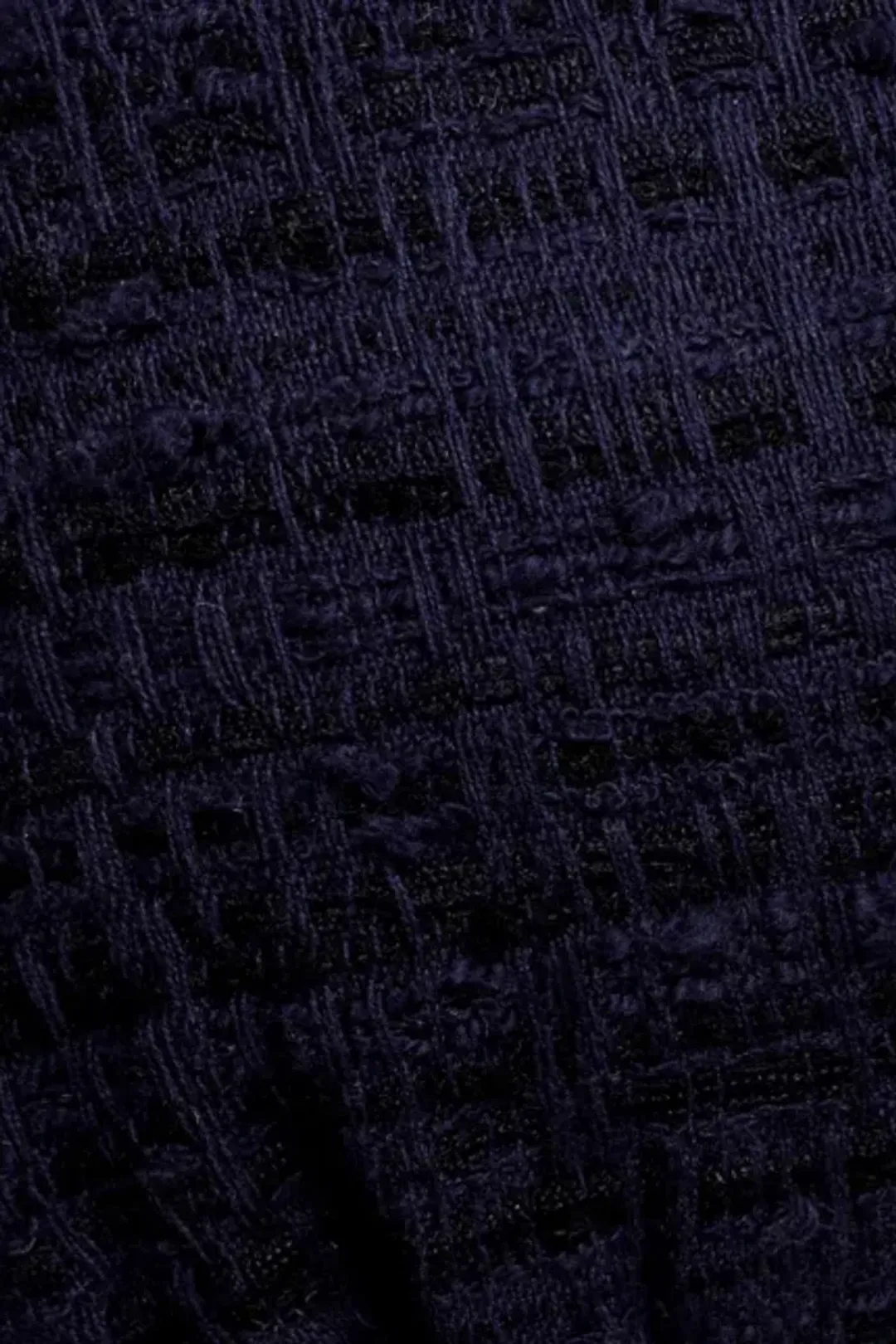 Zimmermann Runway Halter Neck Bodice and High Tide Tweed Short Set in Navy Size 0 / AU 8 for rent on The Volte - main image