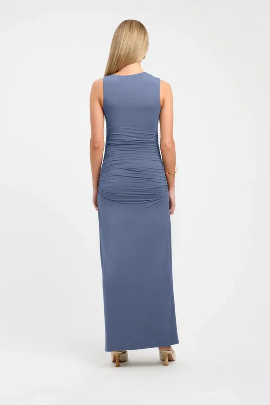 Kookai Alannah Maxi Dress Blue Size 8  for rent on The Volte - main image