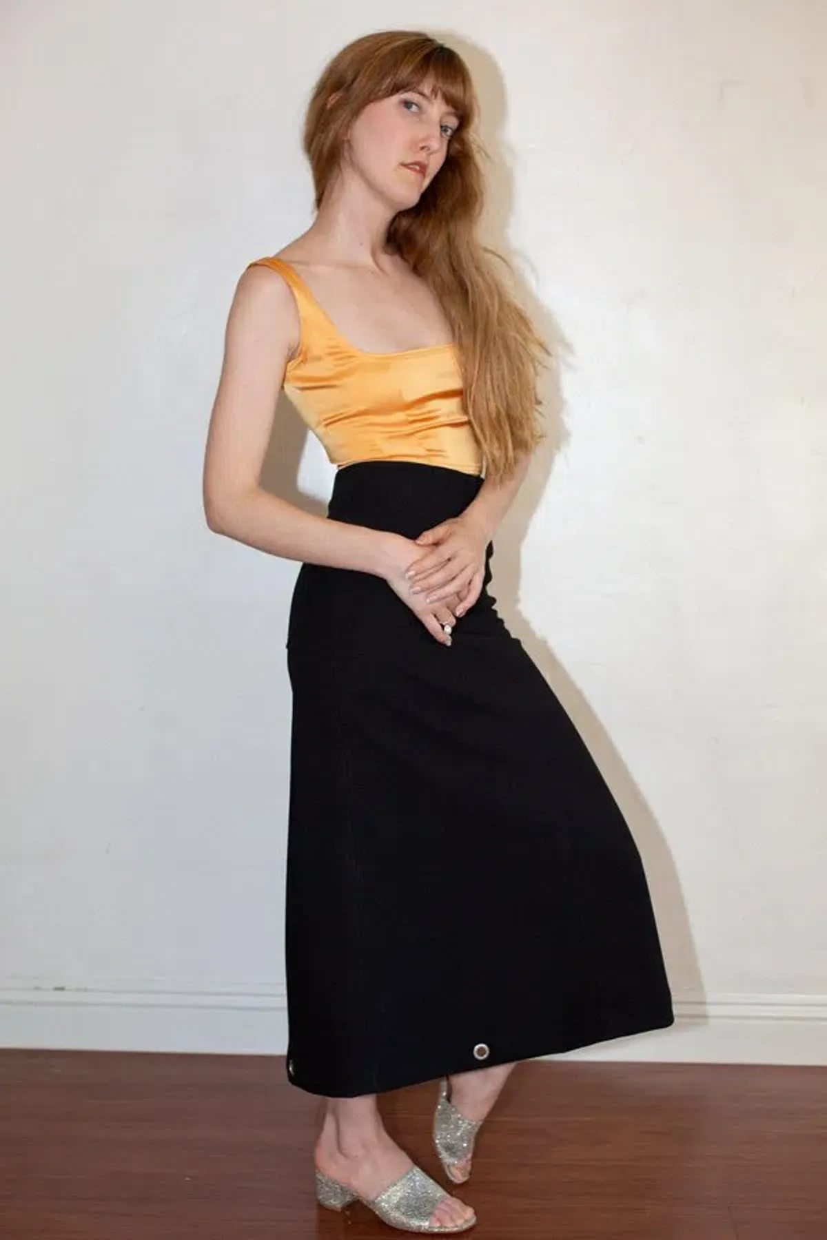 Paris Georgia Marnie Top & Trousers Set Marigold Size L / AU 12 - Image 4