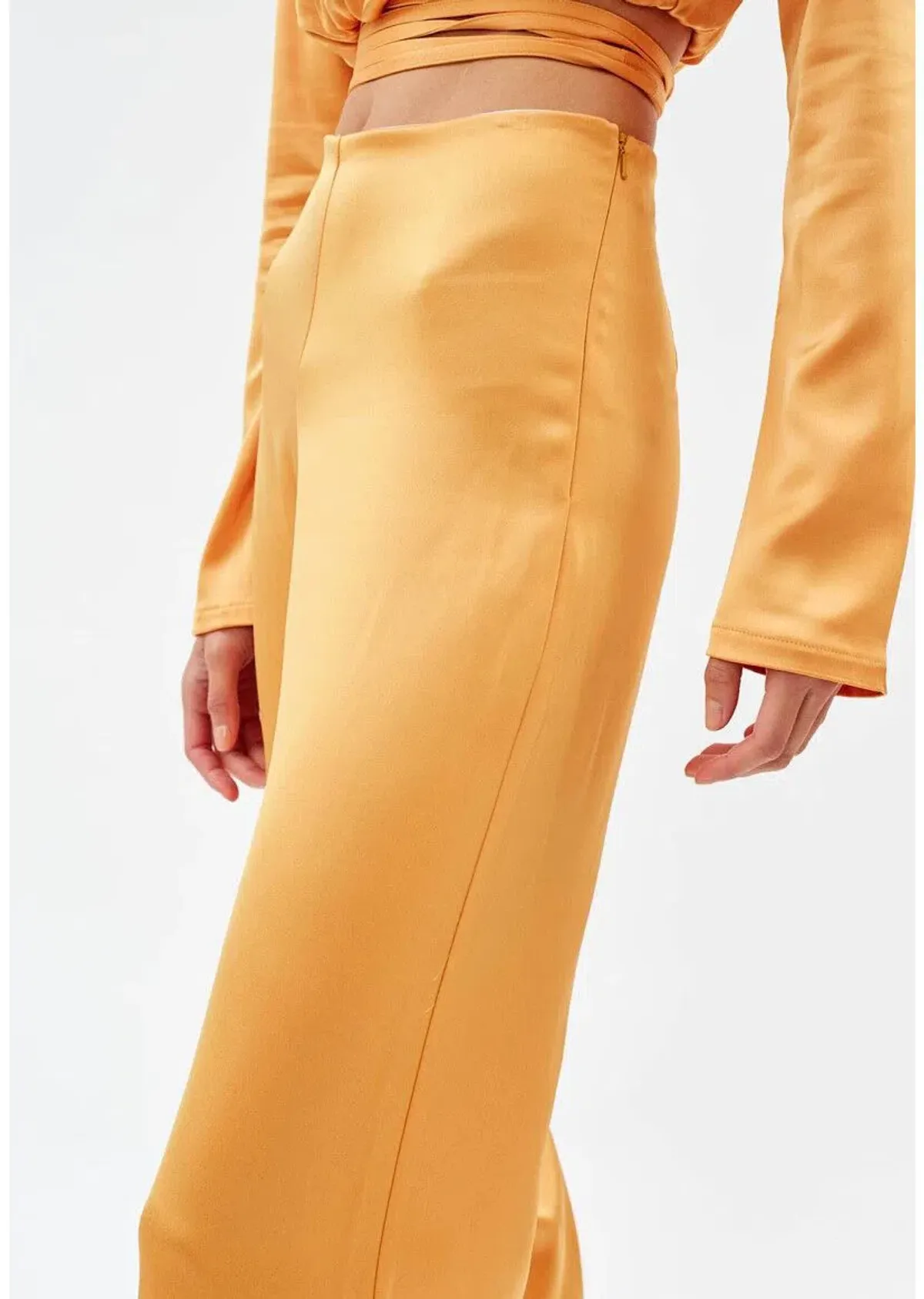 Paris Georgia Marnie Top & Trousers Set Marigold Size L / AU 12 - Image 8