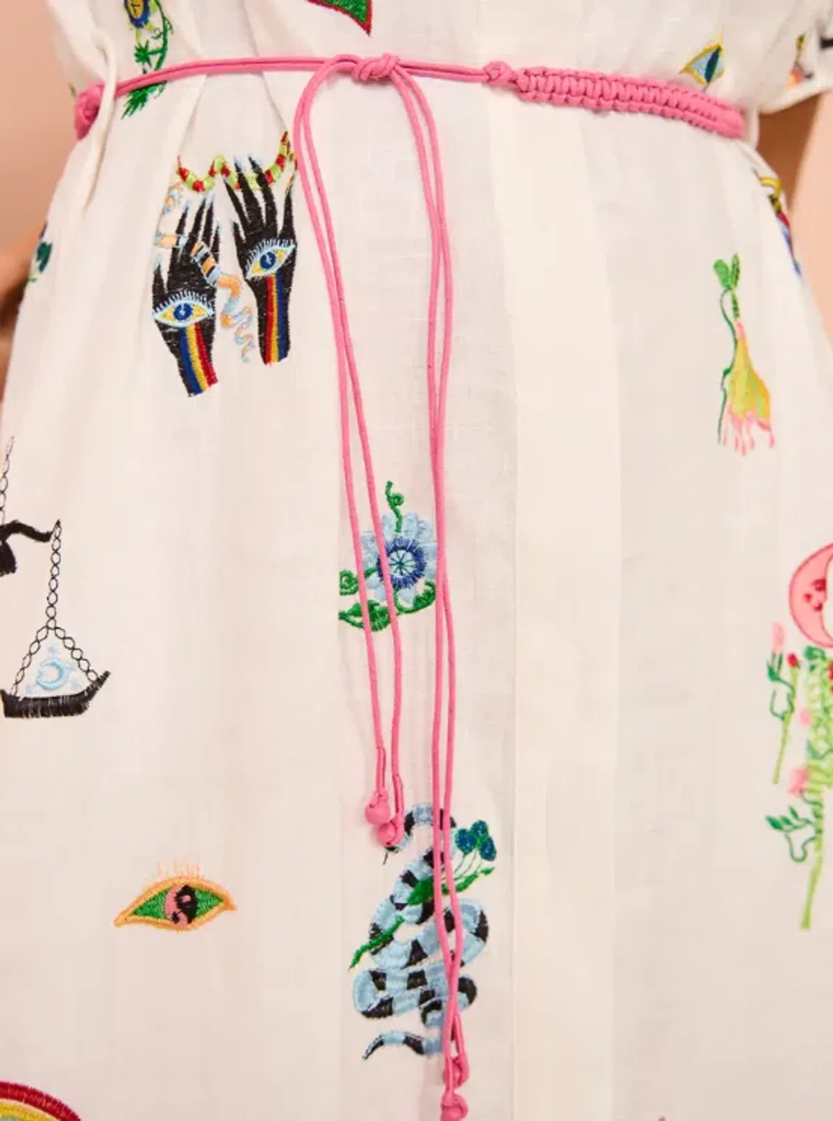 Alemais  Atticus Embroidered Shirtdress In Print Size 8 - Image 2