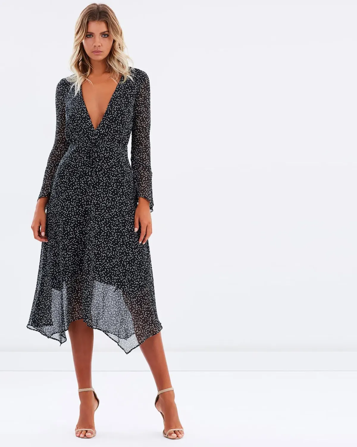 Bec & Bridge Stargazer Midi Dress Black Size 10 - Image 1